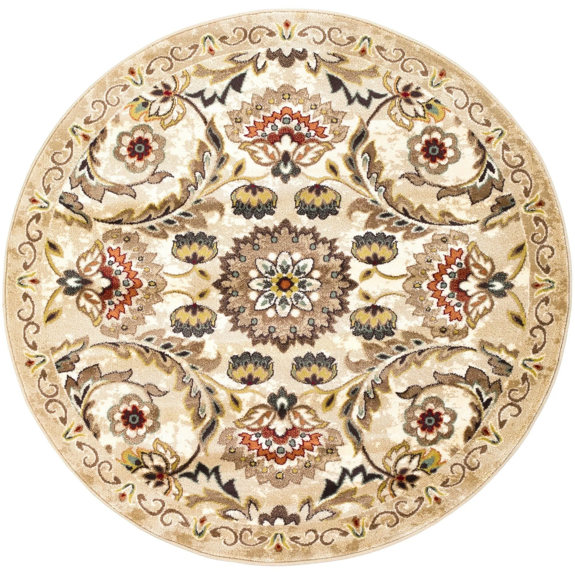 Meticulously Woven Pan Rug