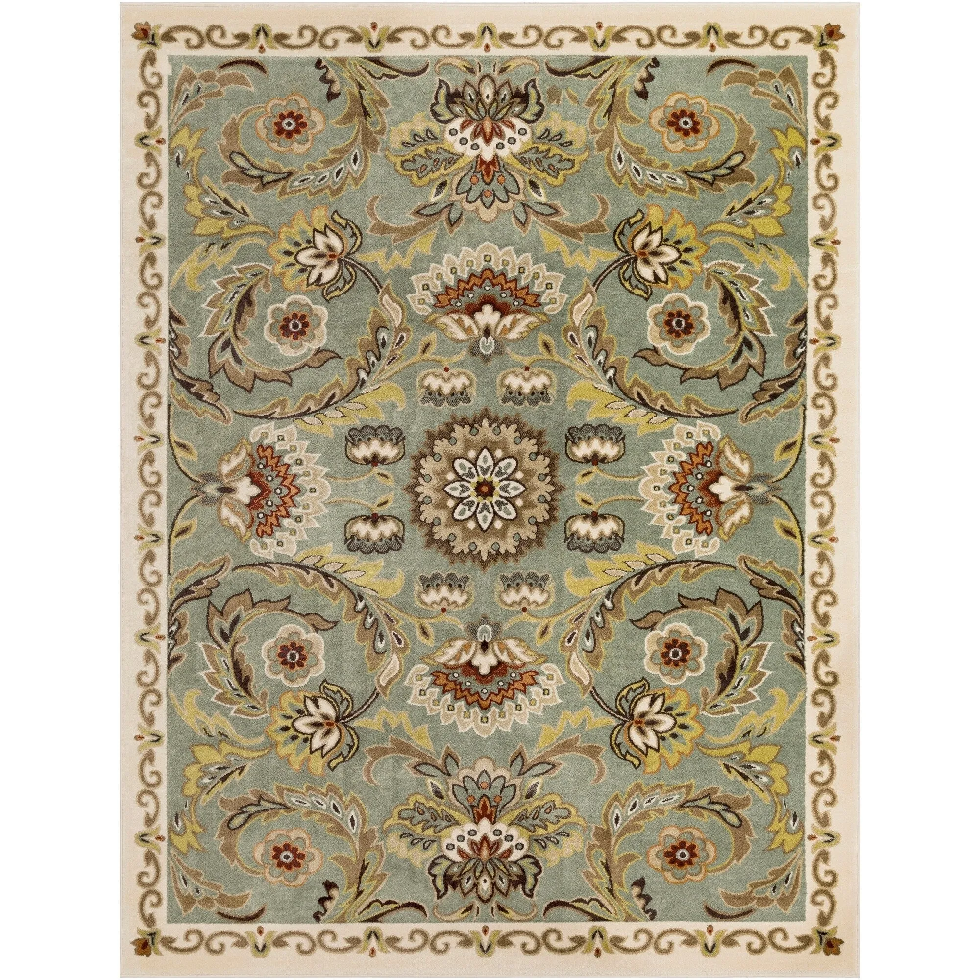 Meticulously Woven Pan Rug