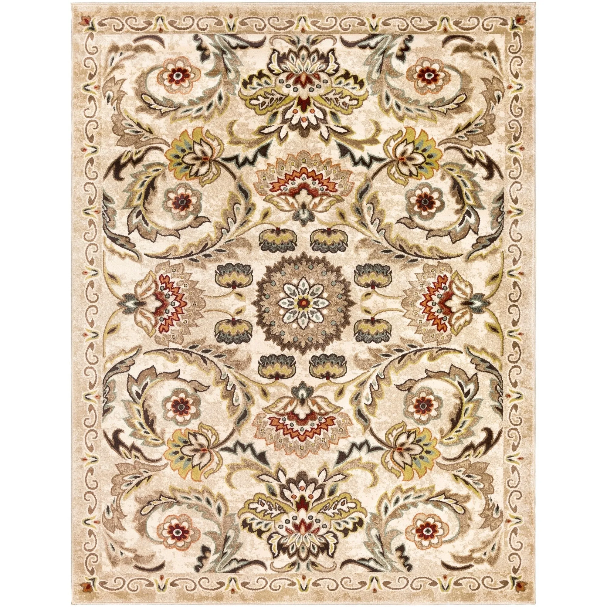 Meticulously Woven Pan Rug