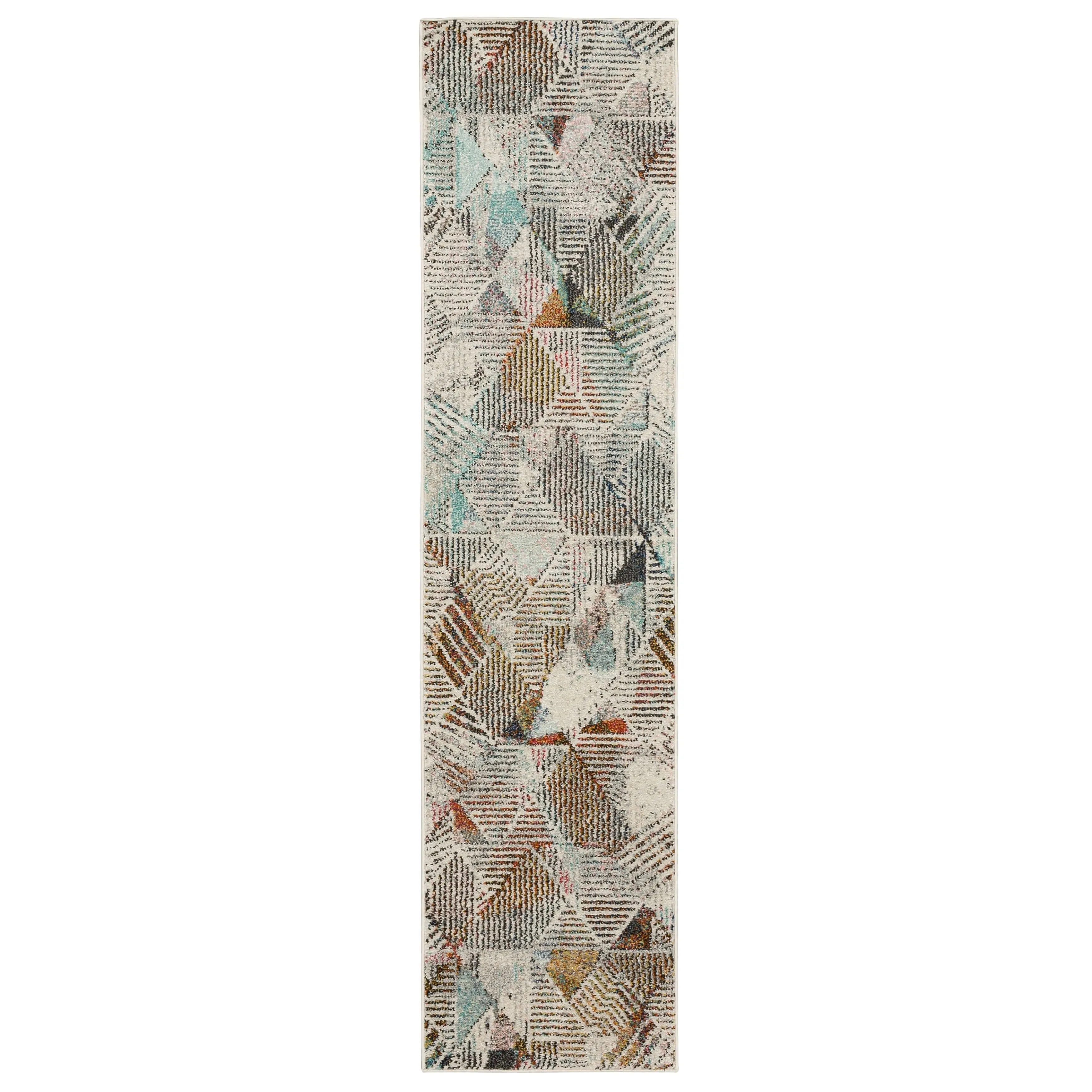 Mohawk Home Cantu Geometric Striped Contemporary Area Rug