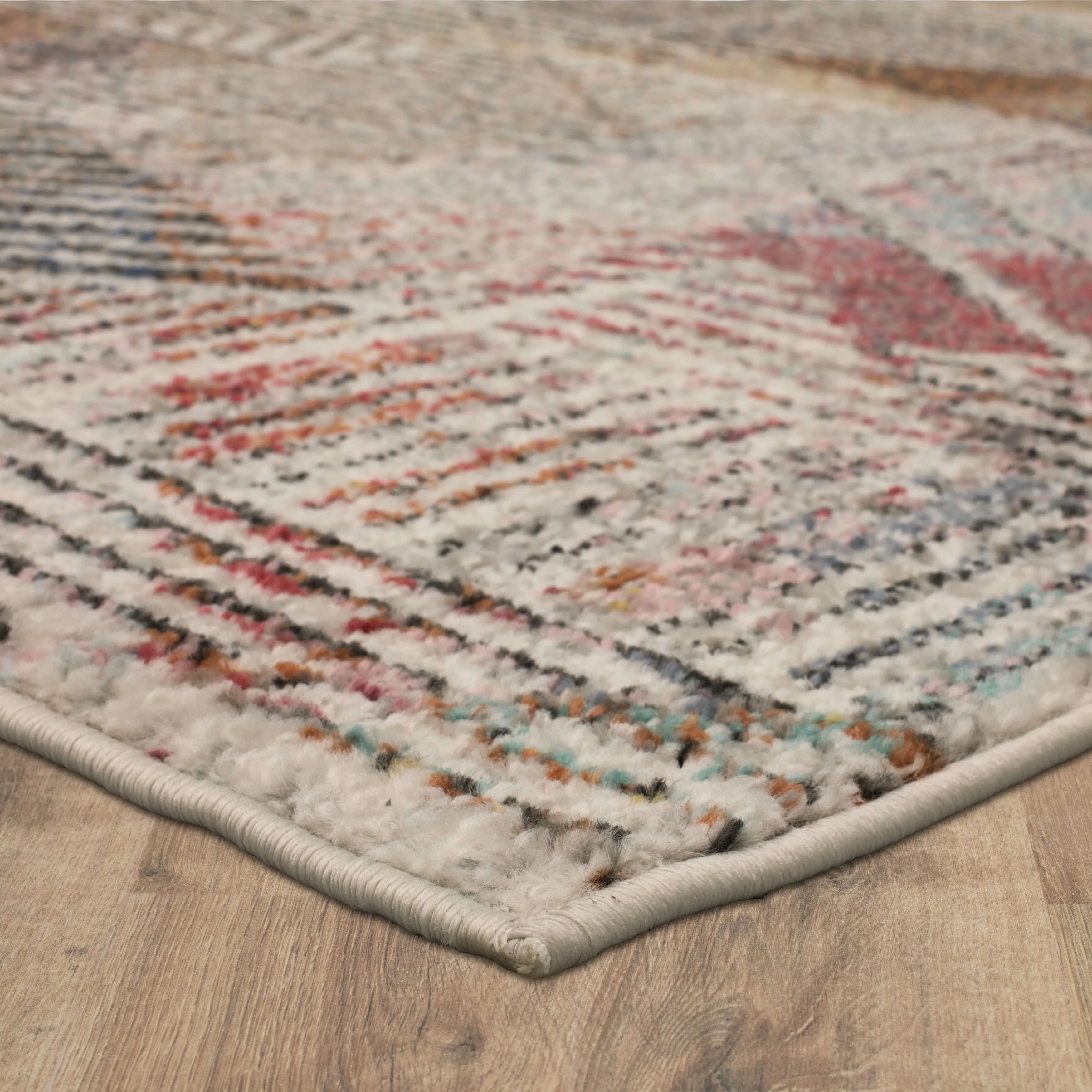 Mohawk Home Cantu Geometric Striped Contemporary Area Rug