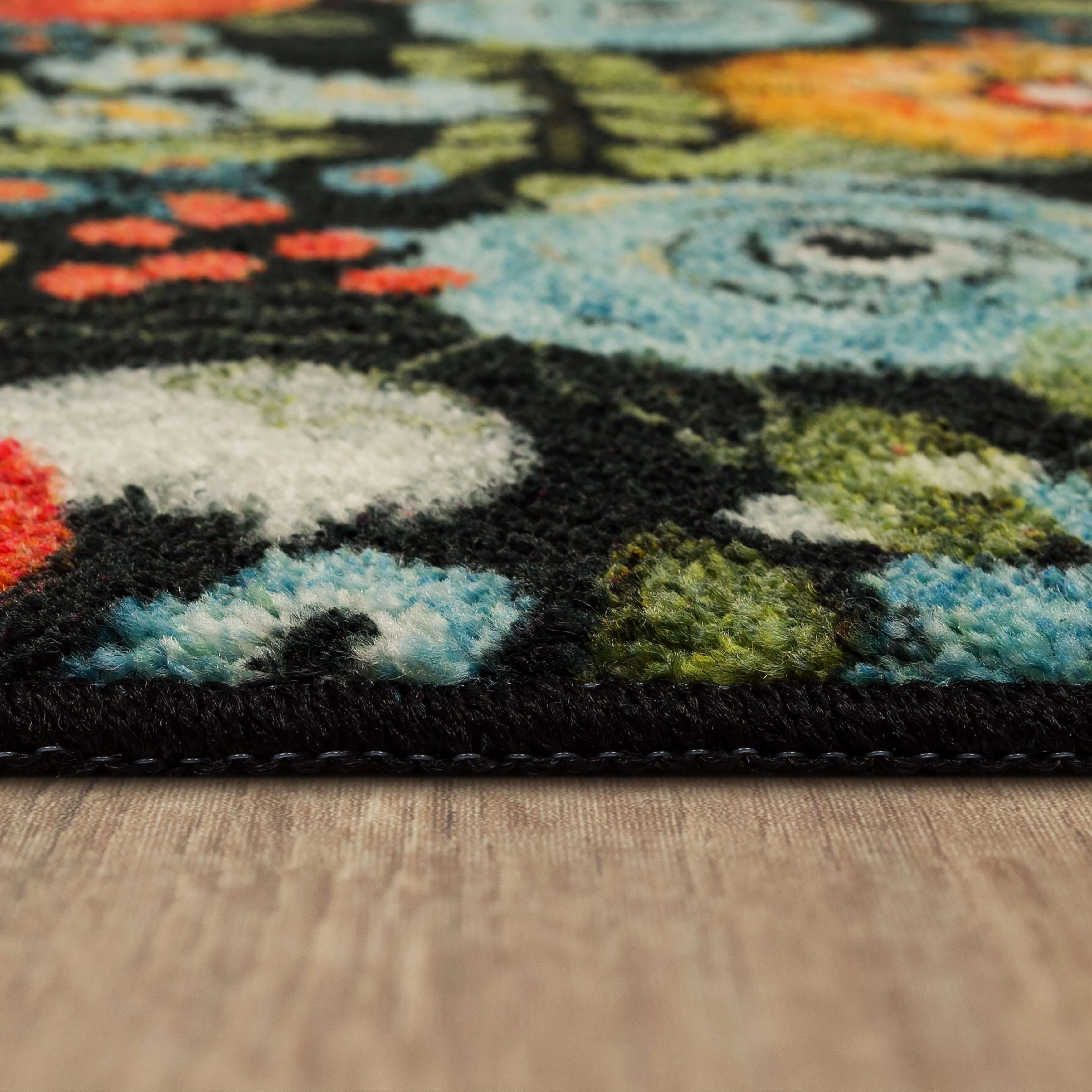 Mohawk Home Chalkboard Flower Accent Kitchen Mat