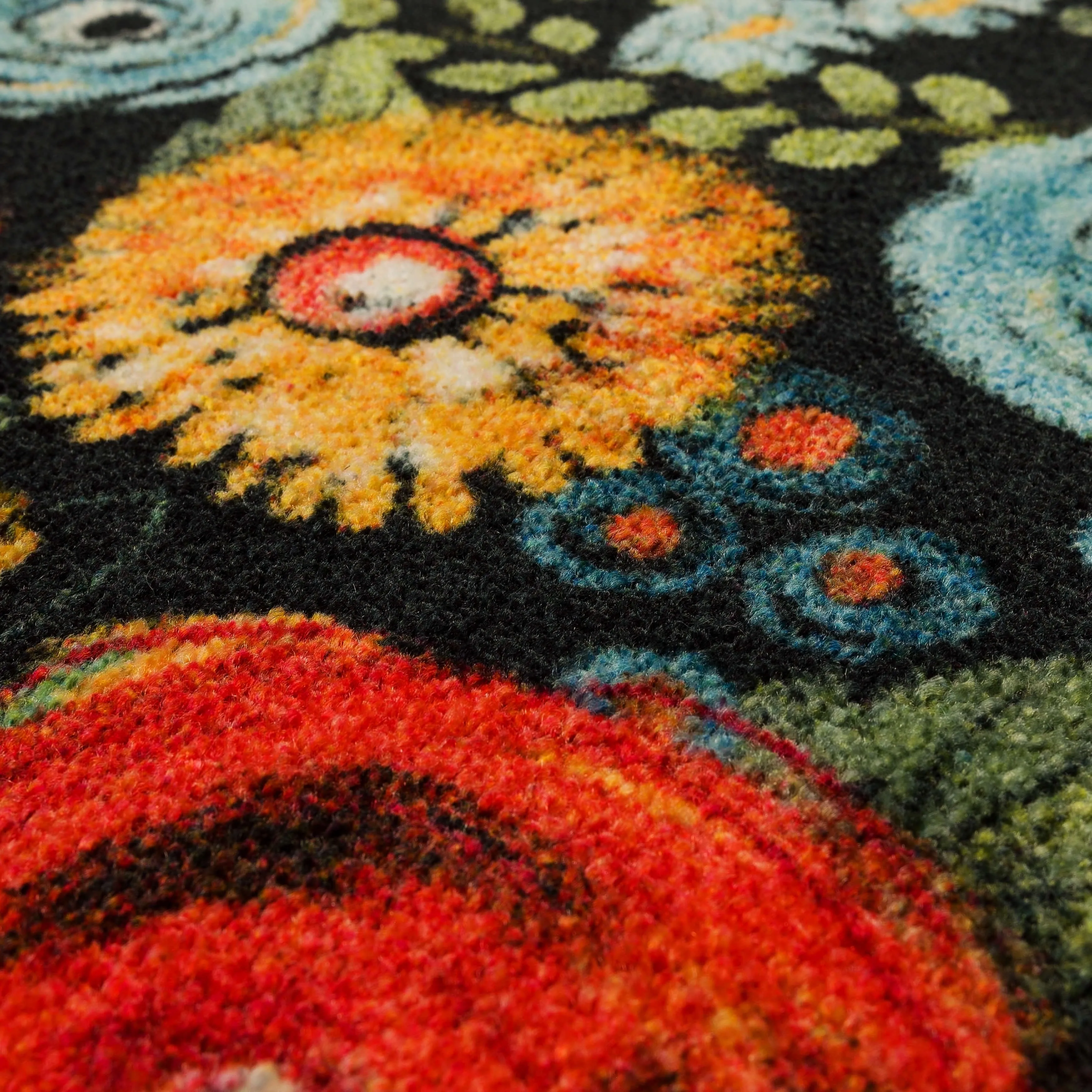 Mohawk Home Chalkboard Flower Accent Kitchen Mat