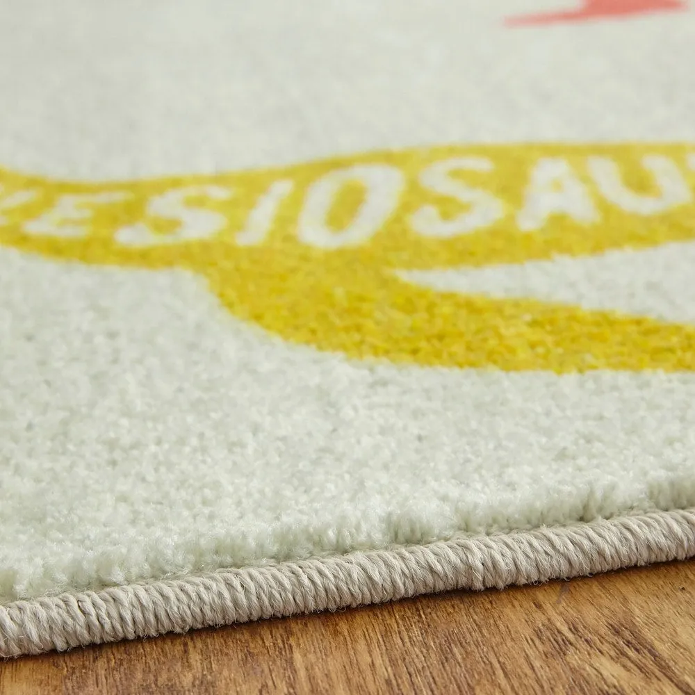 Mohawk Home Dinosaur Names Multicolor Eco-friendly Kids' Area Rug