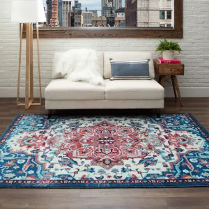 Mohawk Home Emiko Traditional Ornamental Medallion Area Rug