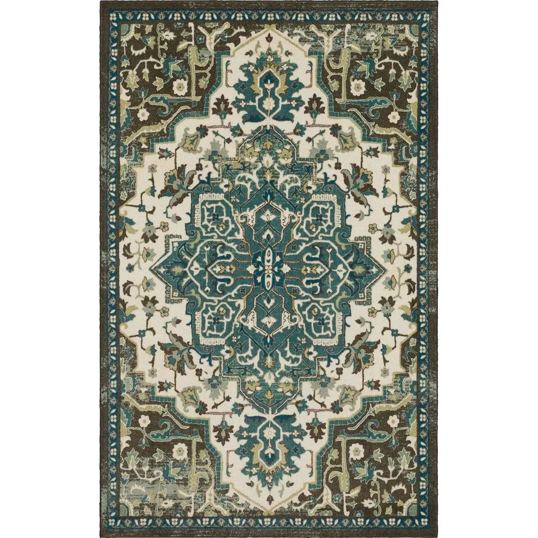 Mohawk Home Emiko Traditional Ornamental Medallion Area Rug