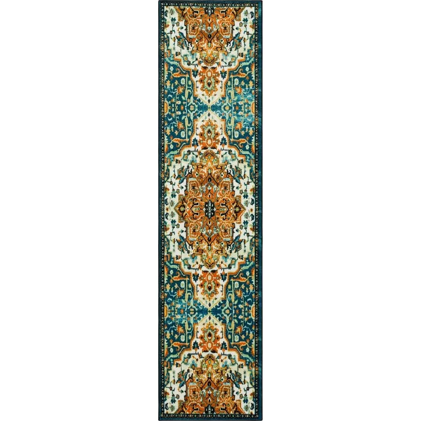 Mohawk Home Emiko Traditional Ornamental Medallion Area Rug