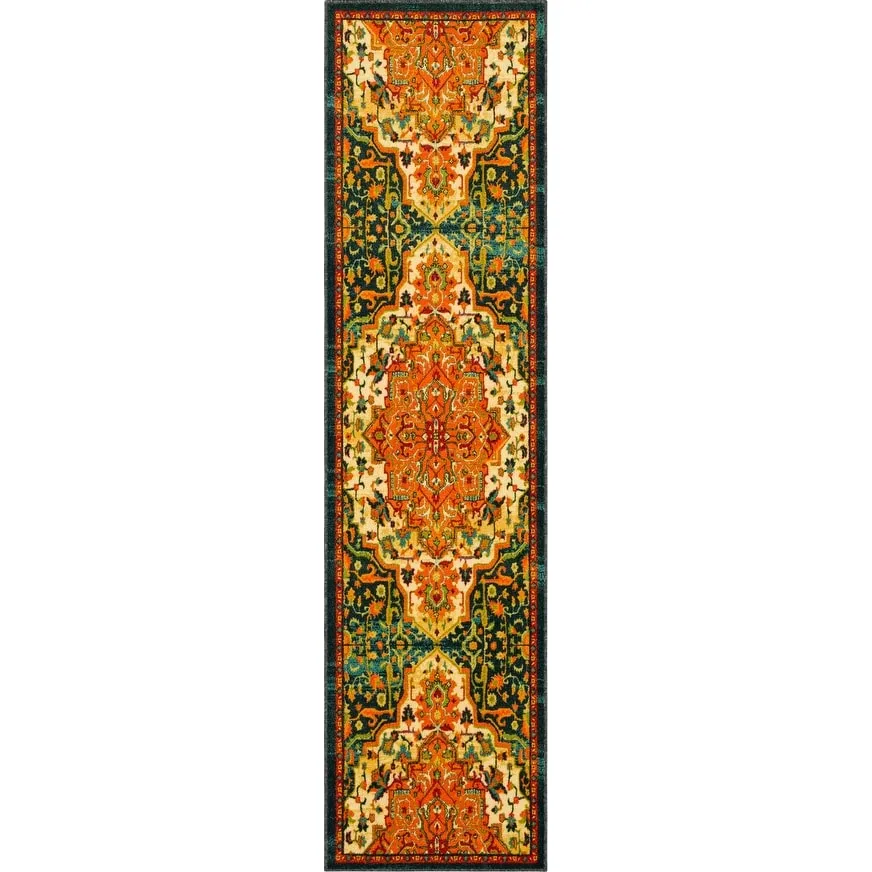Mohawk Home Emiko Traditional Ornamental Medallion Area Rug