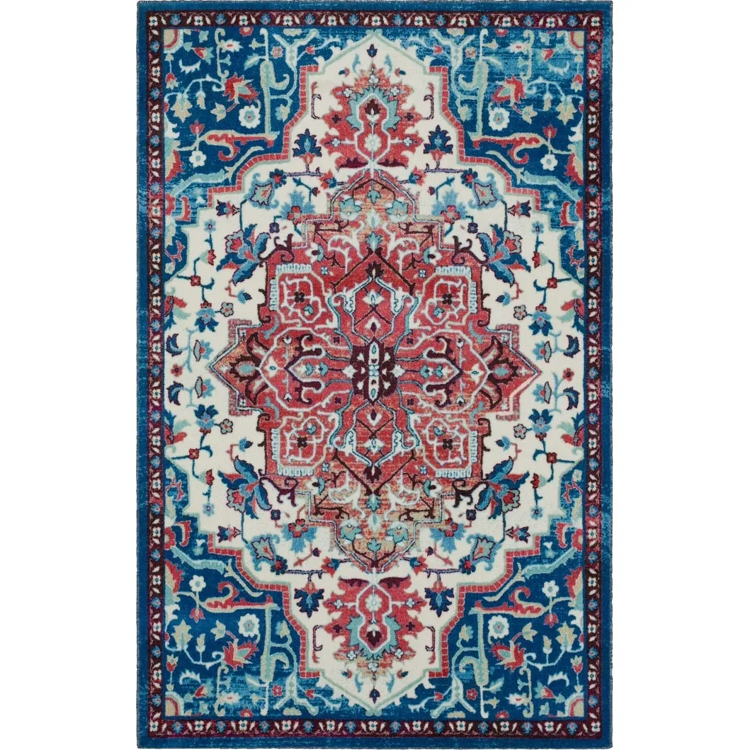 Mohawk Home Emiko Traditional Ornamental Medallion Area Rug