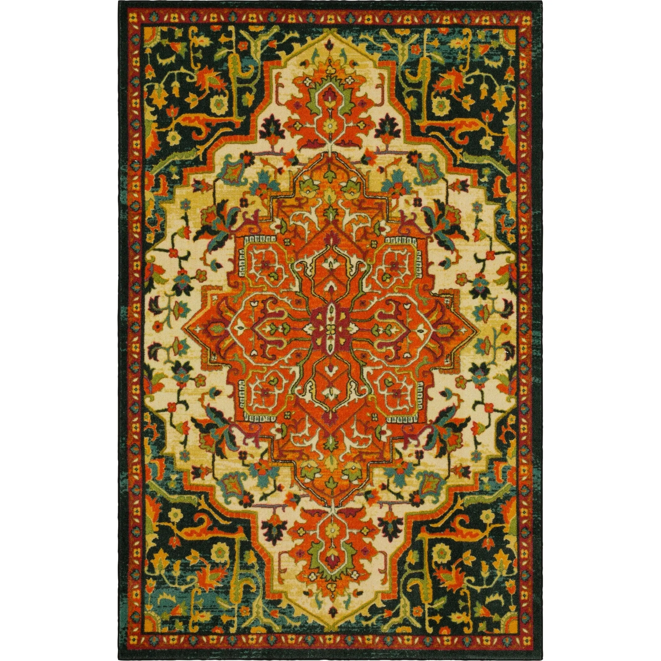 Mohawk Home Emiko Traditional Ornamental Medallion Area Rug