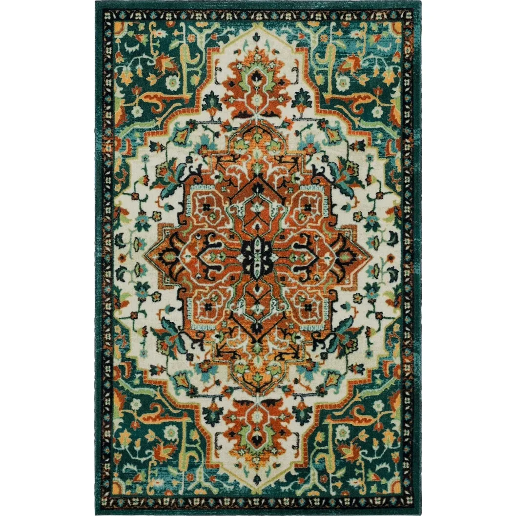 Mohawk Home Emiko Traditional Ornamental Medallion Area Rug