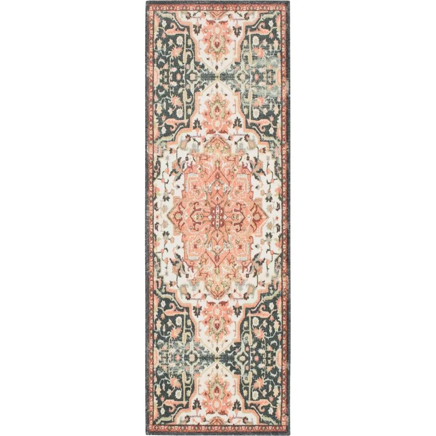 Mohawk Home Emiko Traditional Ornamental Medallion Area Rug