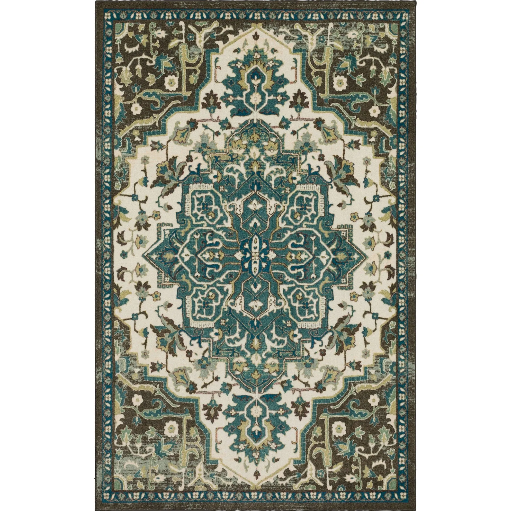 Mohawk Home Emiko Traditional Ornamental Medallion Area Rug
