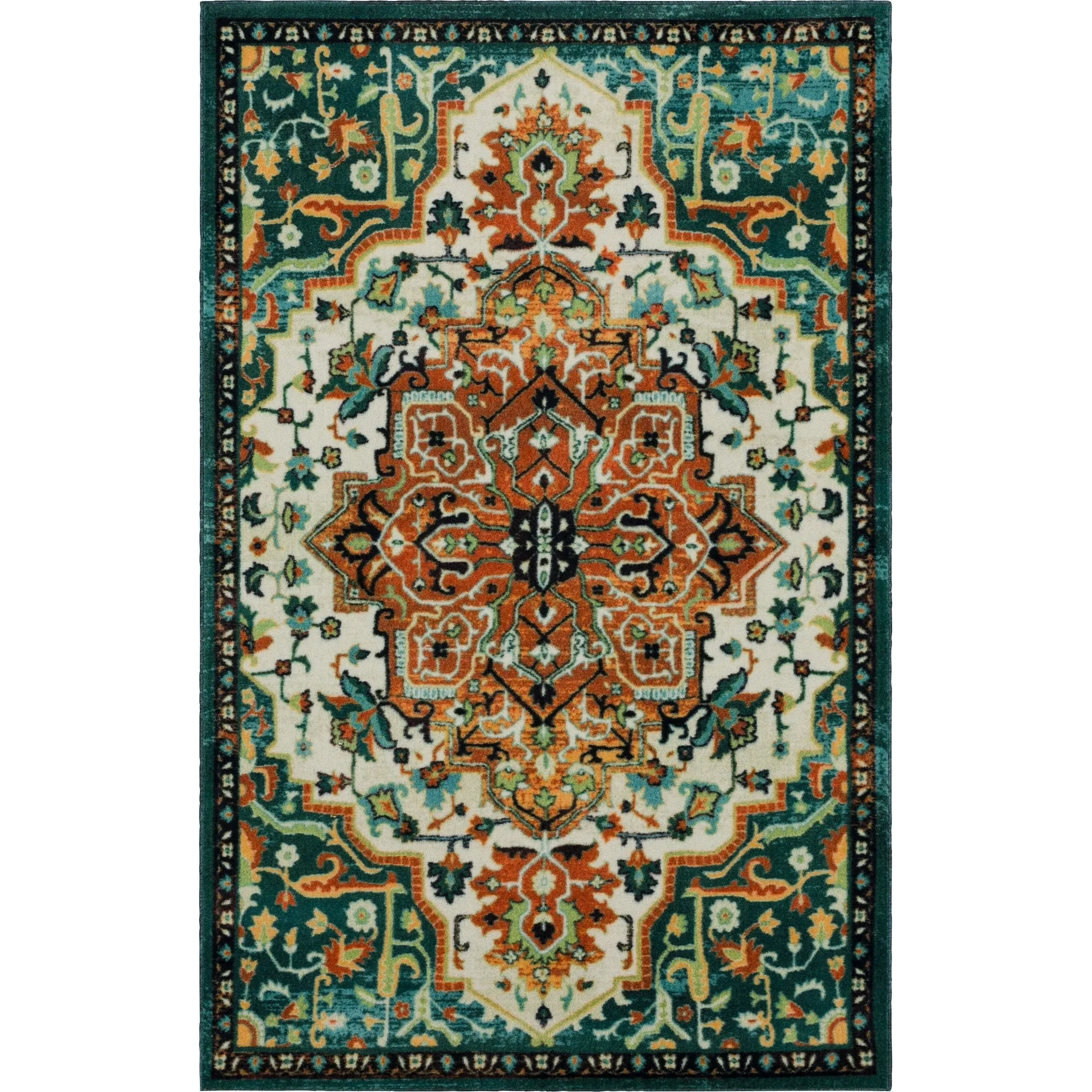 Mohawk Home Emiko Traditional Ornamental Medallion Area Rug