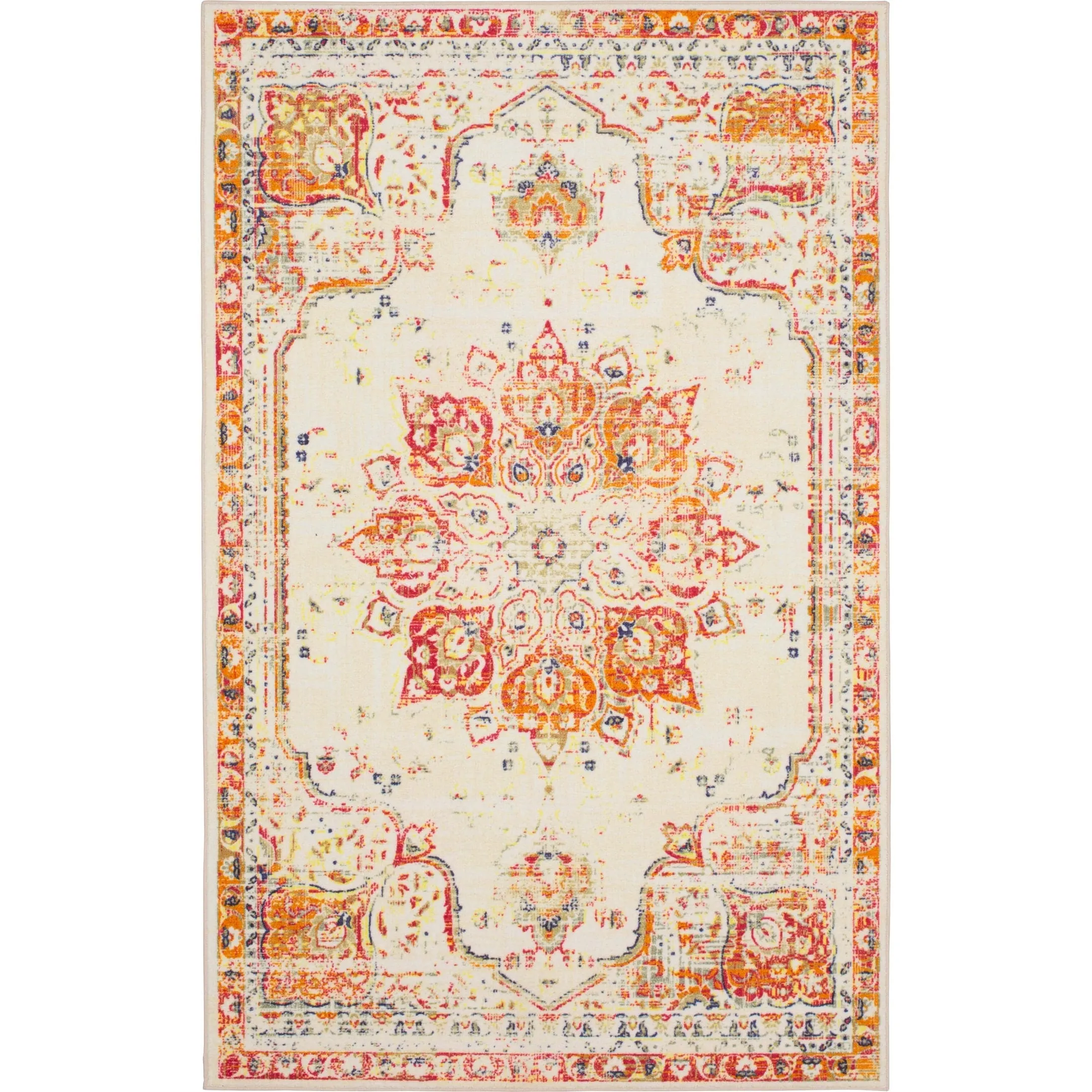 Mohawk Home Empearal Distressed Medallion Area Rug