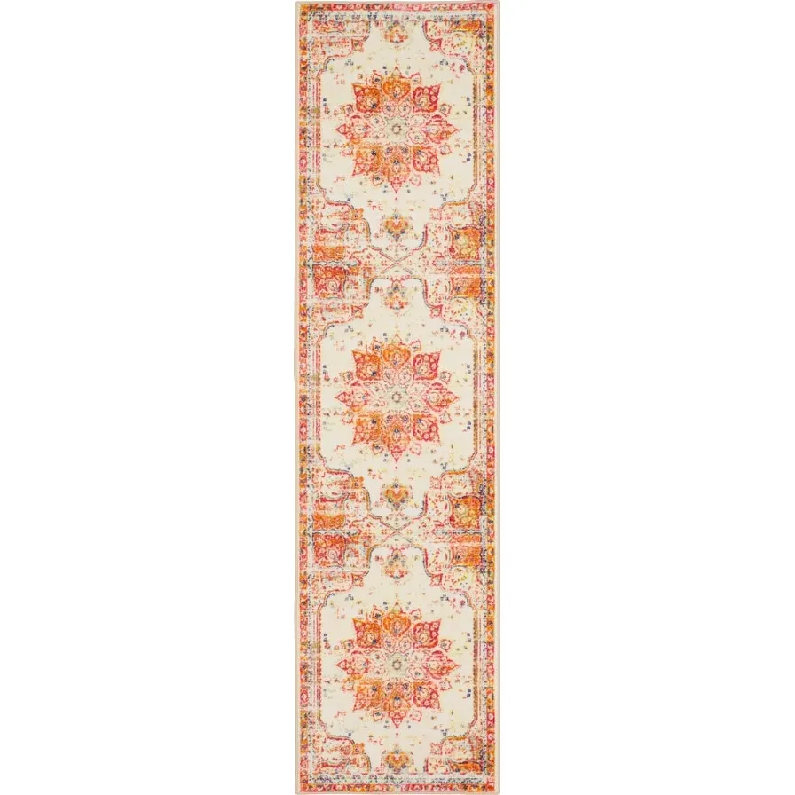 Mohawk Home Empearal Distressed Medallion Area Rug