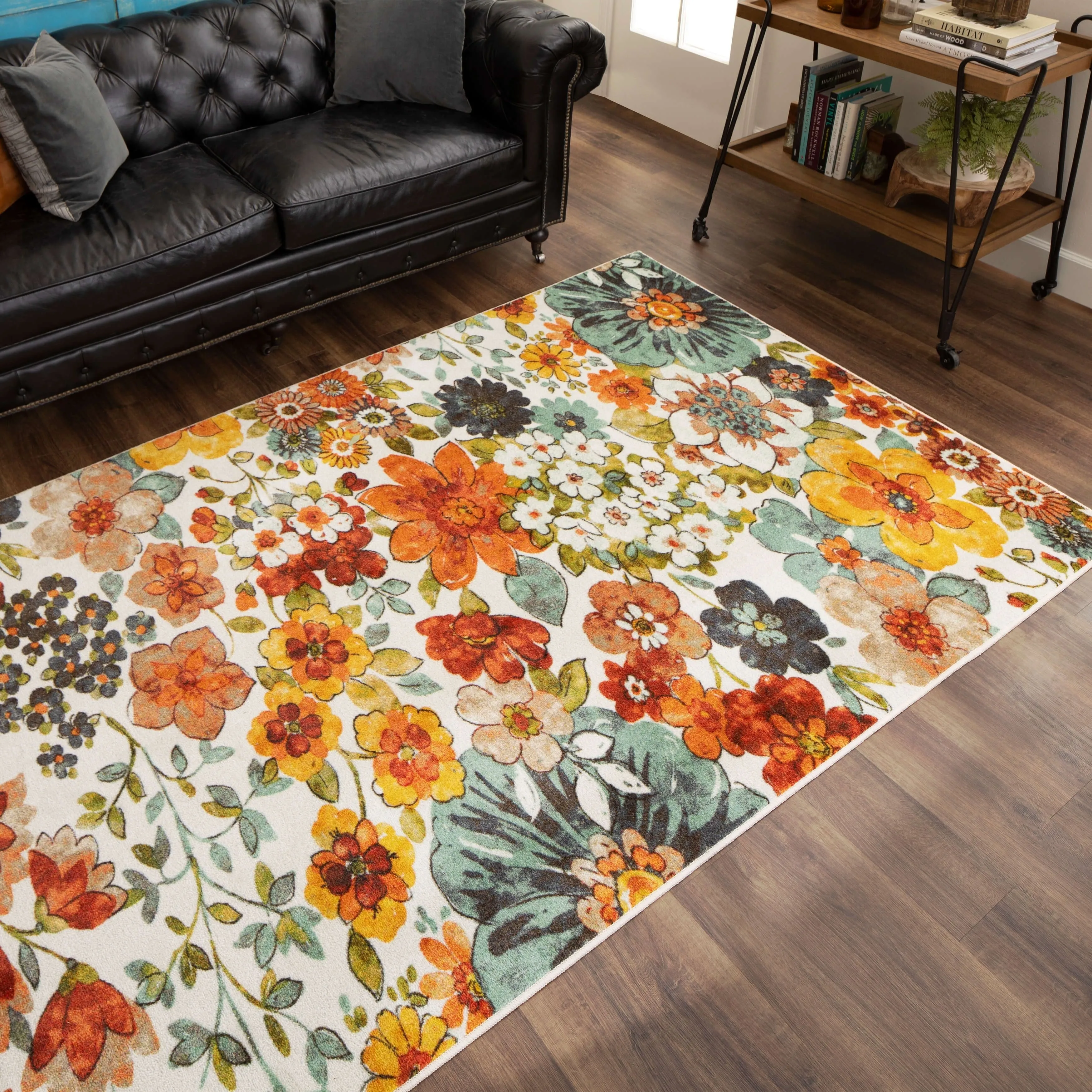 Mohawk Home Floral Blossoms Kids Area Rug