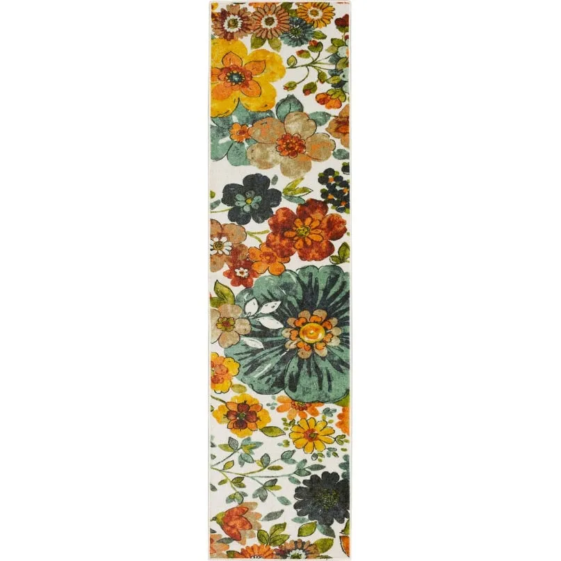 Mohawk Home Floral Blossoms Kids Area Rug