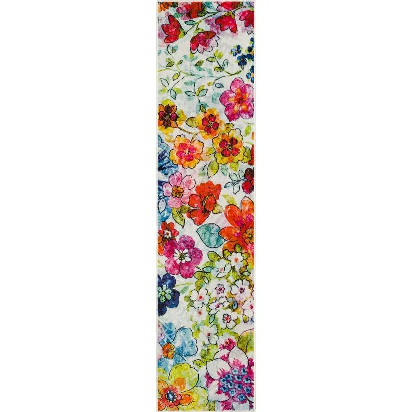 Mohawk Home Floral Blossoms Kids Area Rug