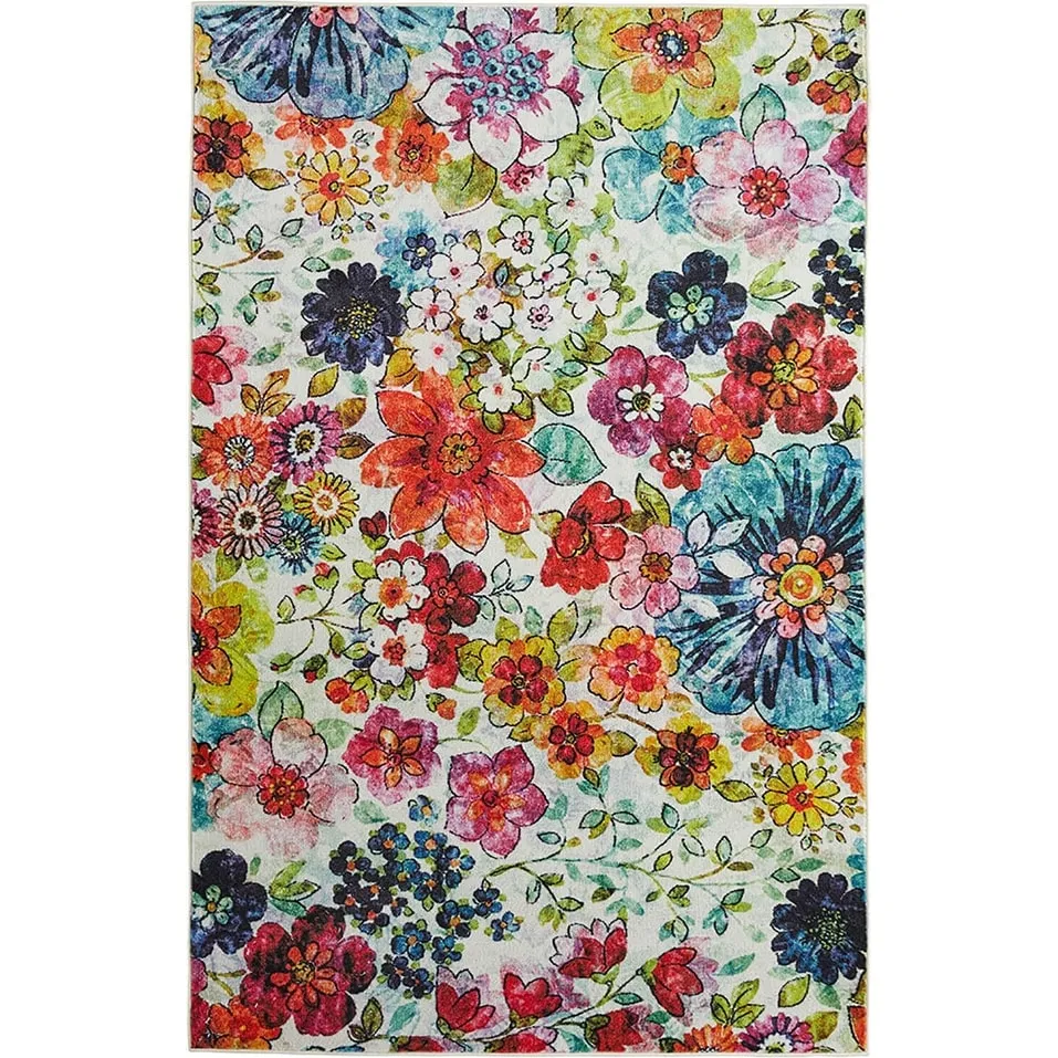 Mohawk Home Floral Blossoms Kids Area Rug