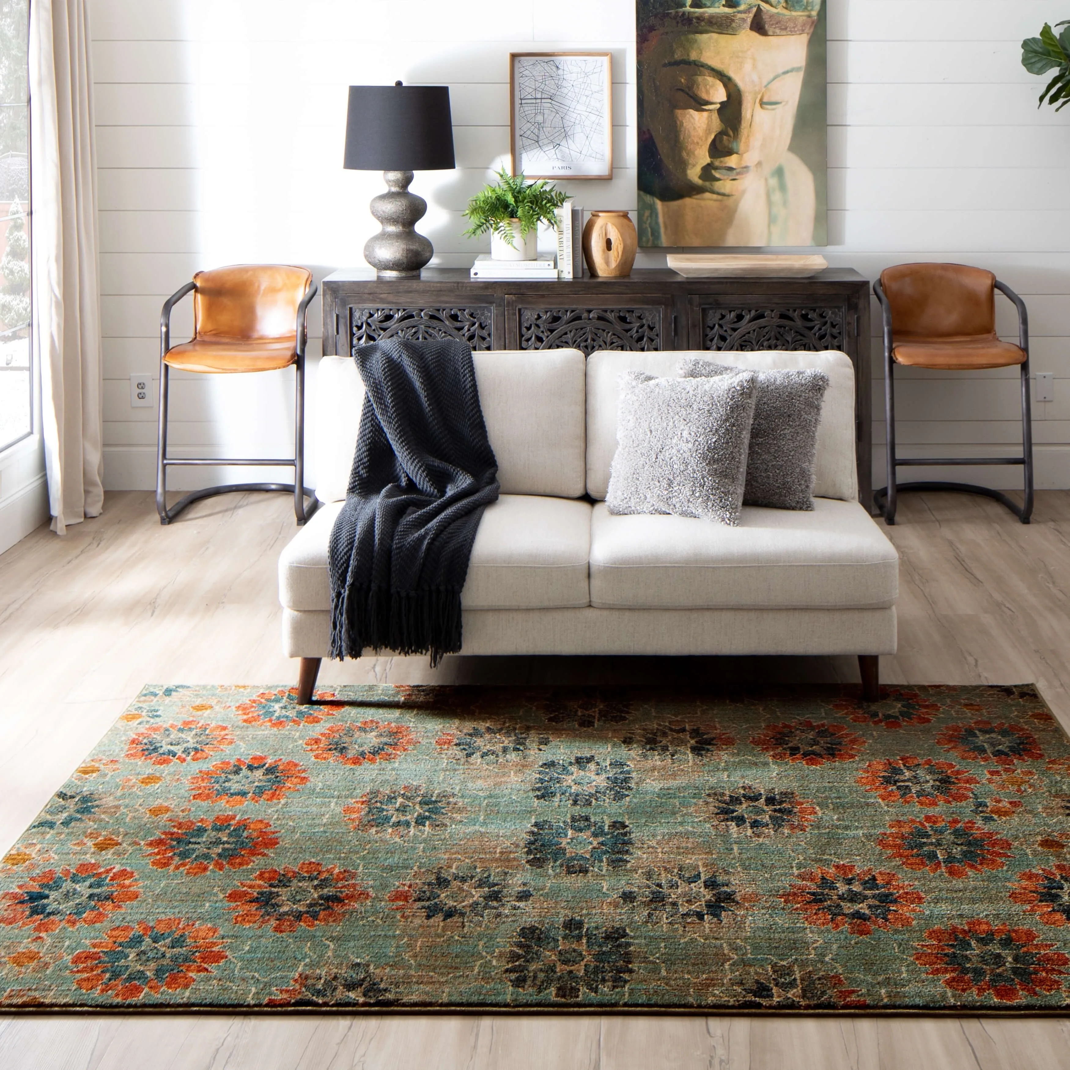 Mohawk Home In Bloom Woven Area Rug