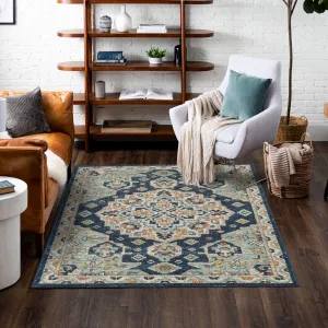 Mohawk Home Laughton Traditional Medallion Area Rug