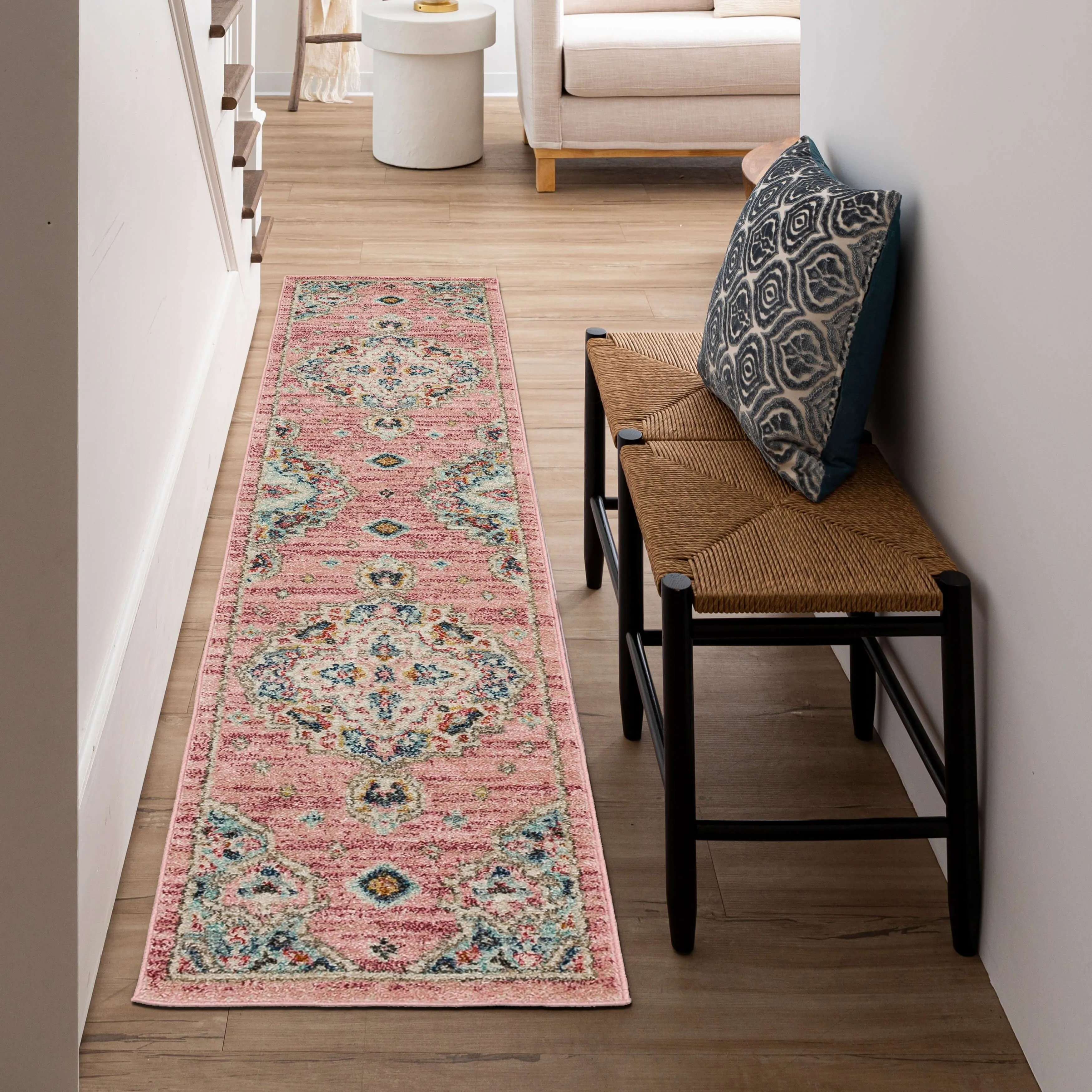 Mohawk Home Laughton Traditional Medallion Area Rug