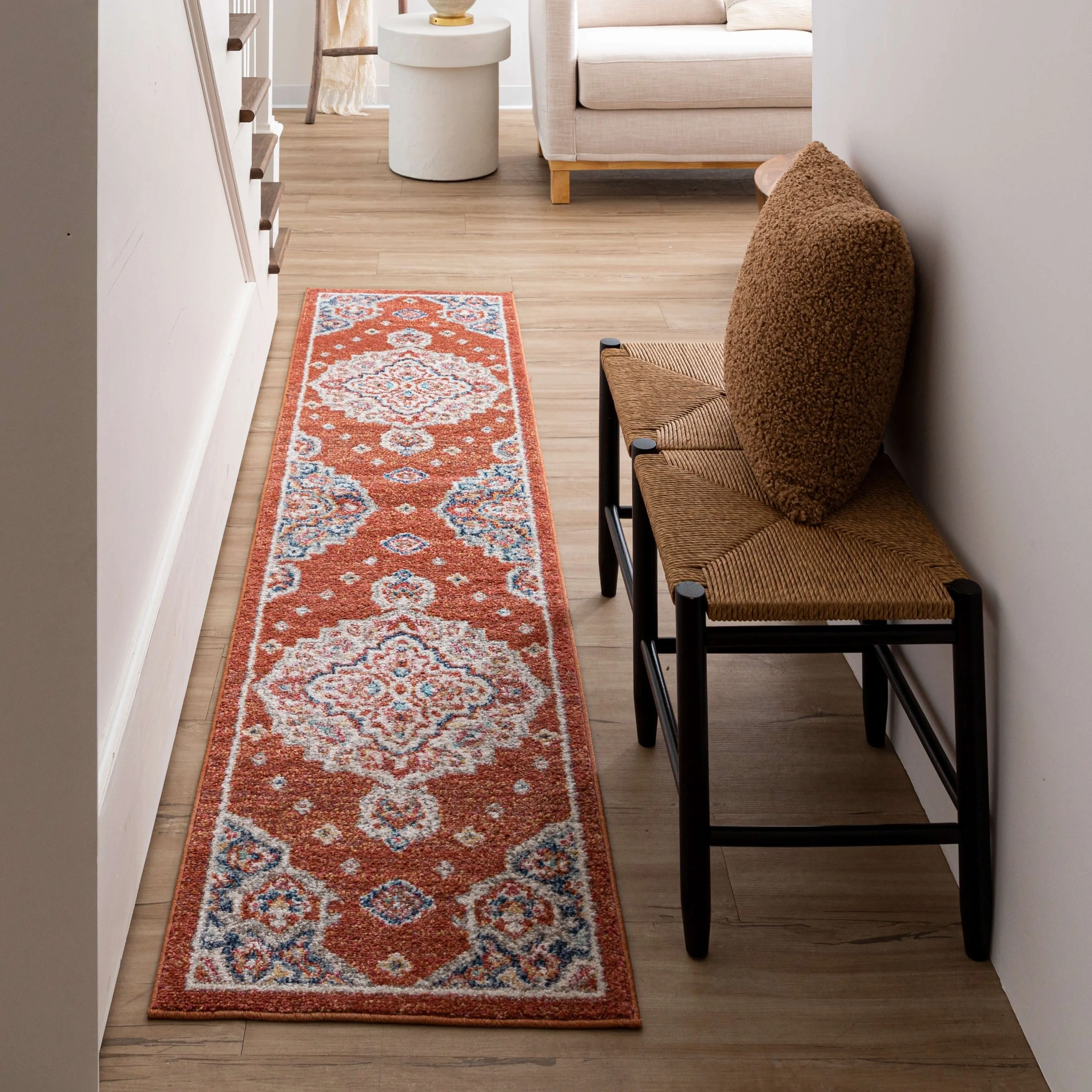 Mohawk Home Laughton Traditional Medallion Area Rug
