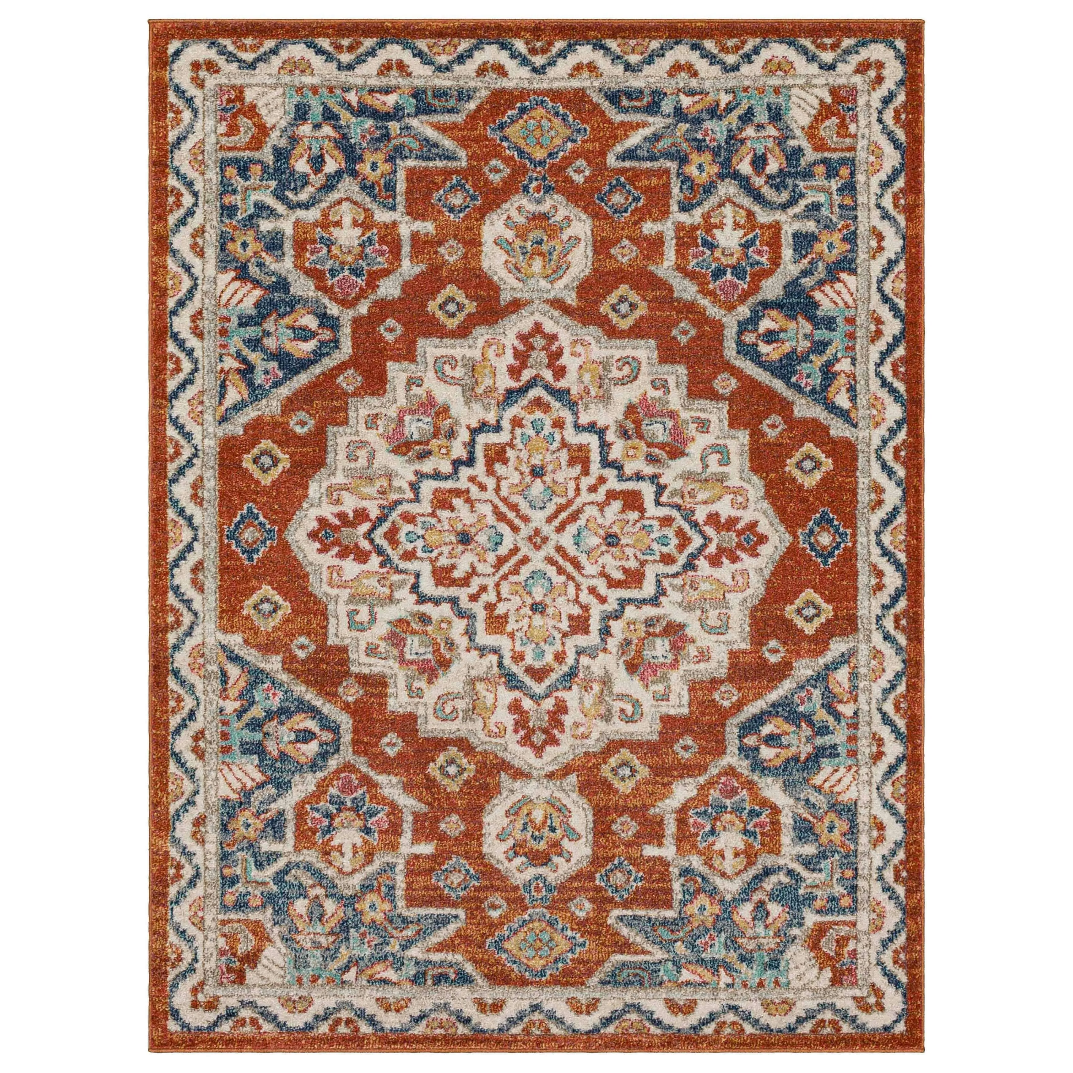Mohawk Home Laughton Traditional Medallion Area Rug
