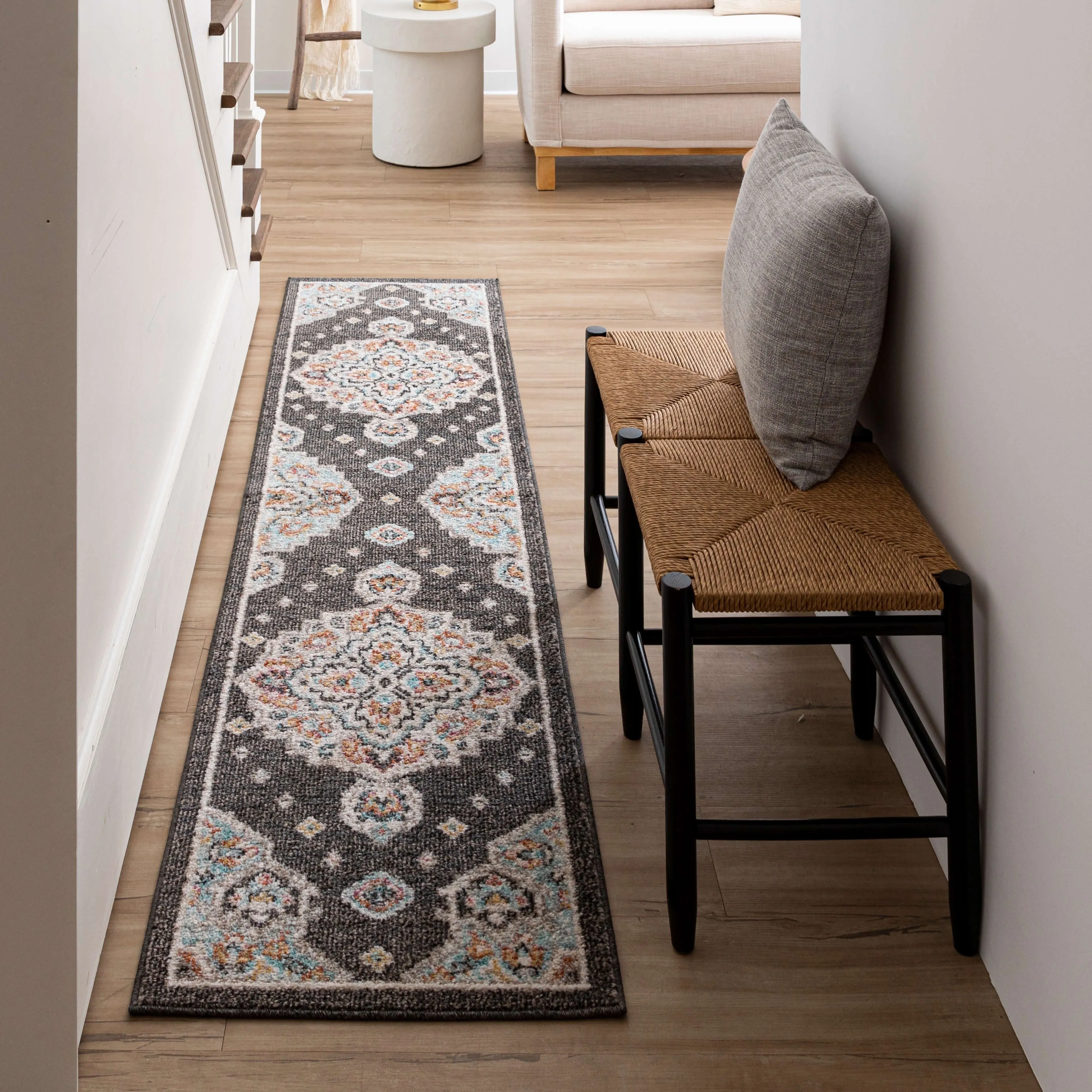 Mohawk Home Laughton Traditional Medallion Area Rug