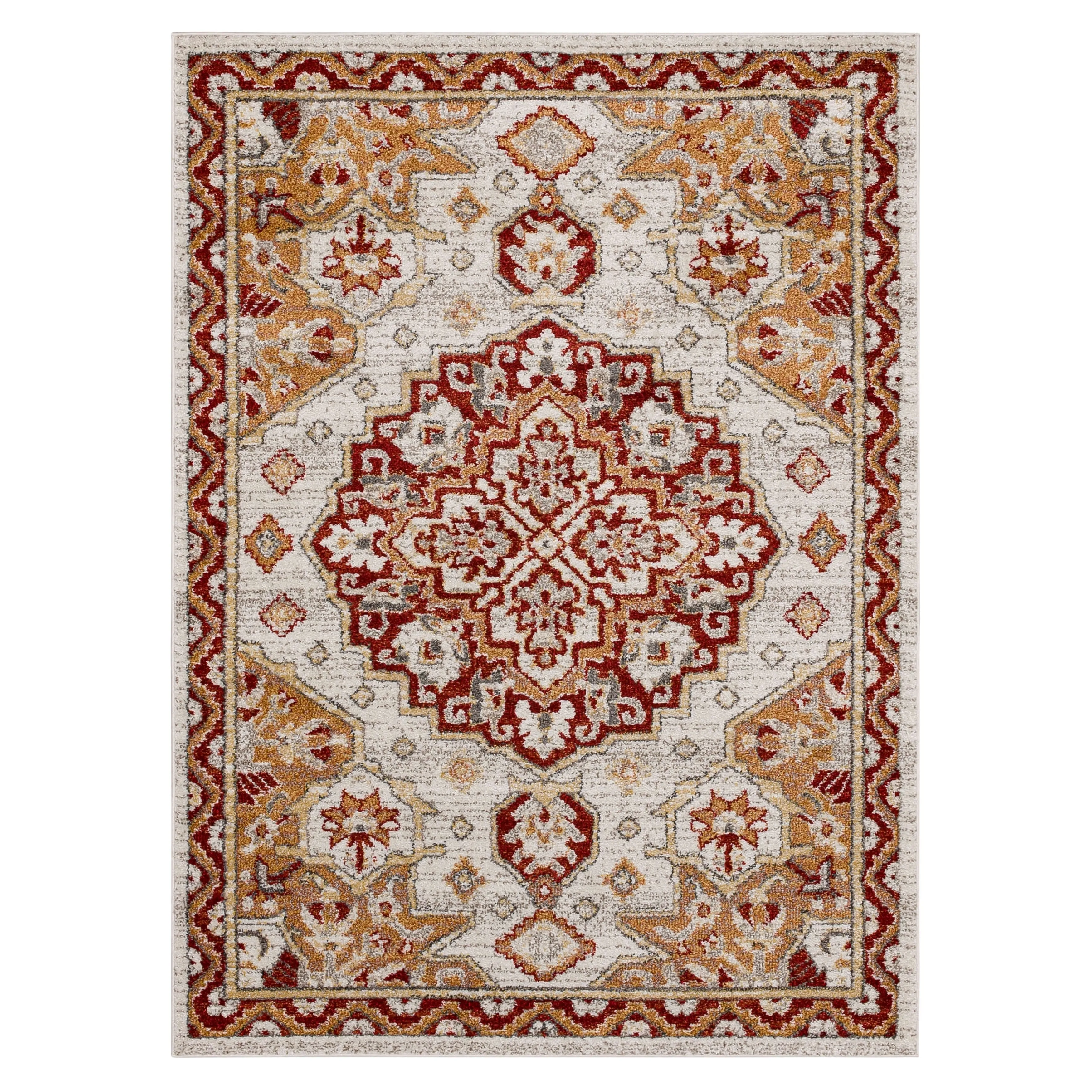 Mohawk Home Laughton Traditional Medallion Area Rug