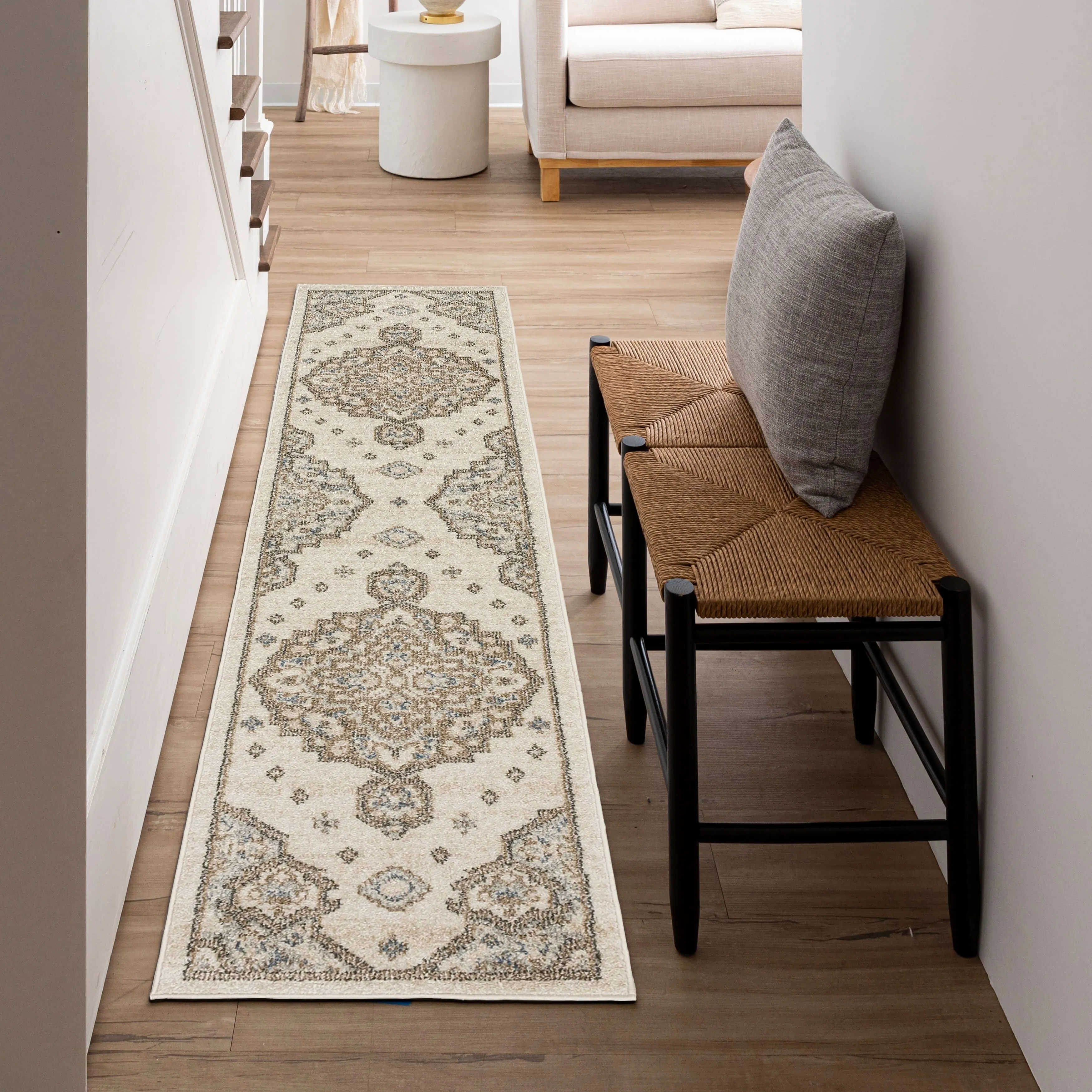 Mohawk Home Laughton Traditional Medallion Area Rug