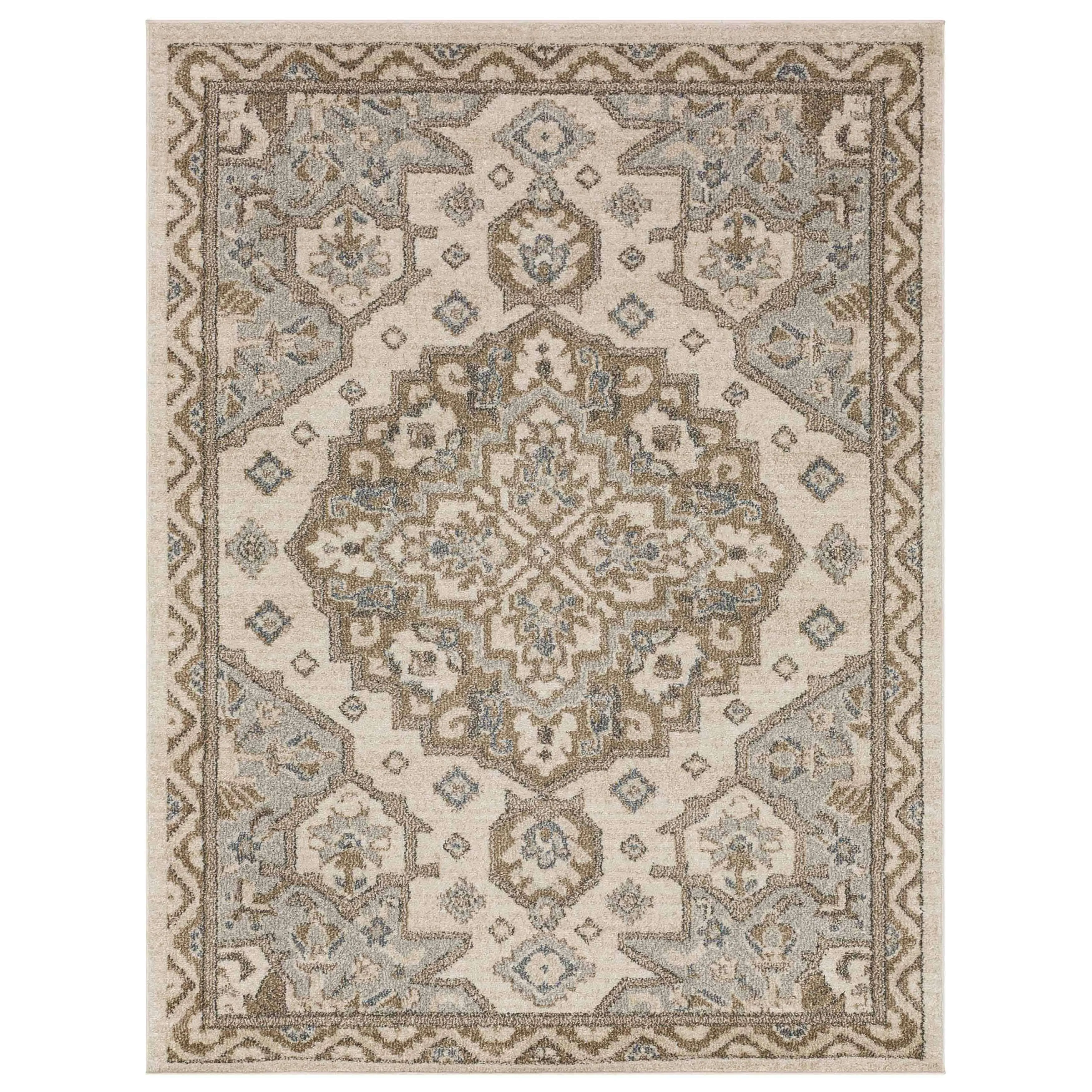 Mohawk Home Laughton Traditional Medallion Area Rug