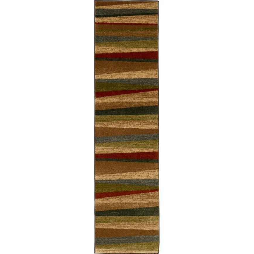Mohawk Home Mayan Sunset Sierra Multicolor Stripe Area Rug