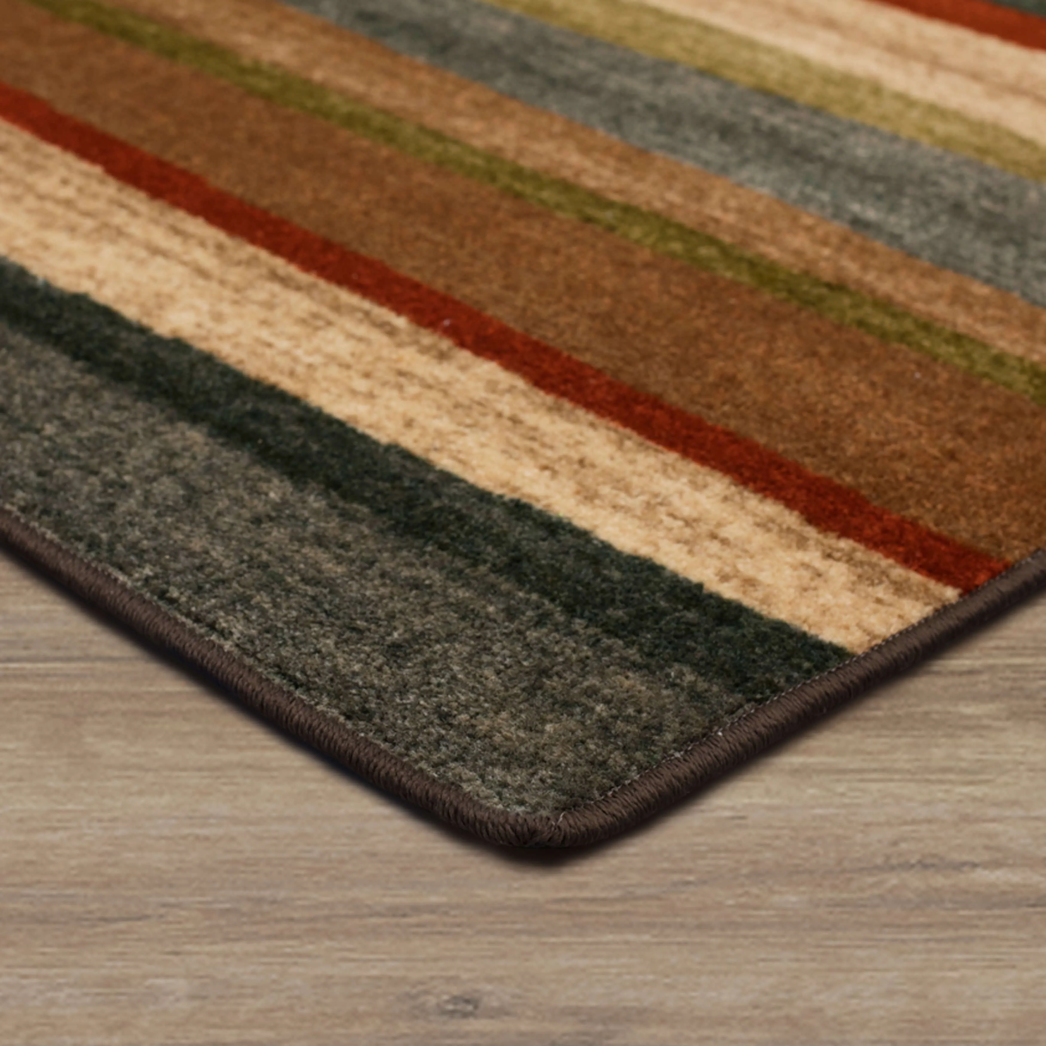 Mohawk Home Mayan Sunset Sierra Multicolor Stripe Area Rug
