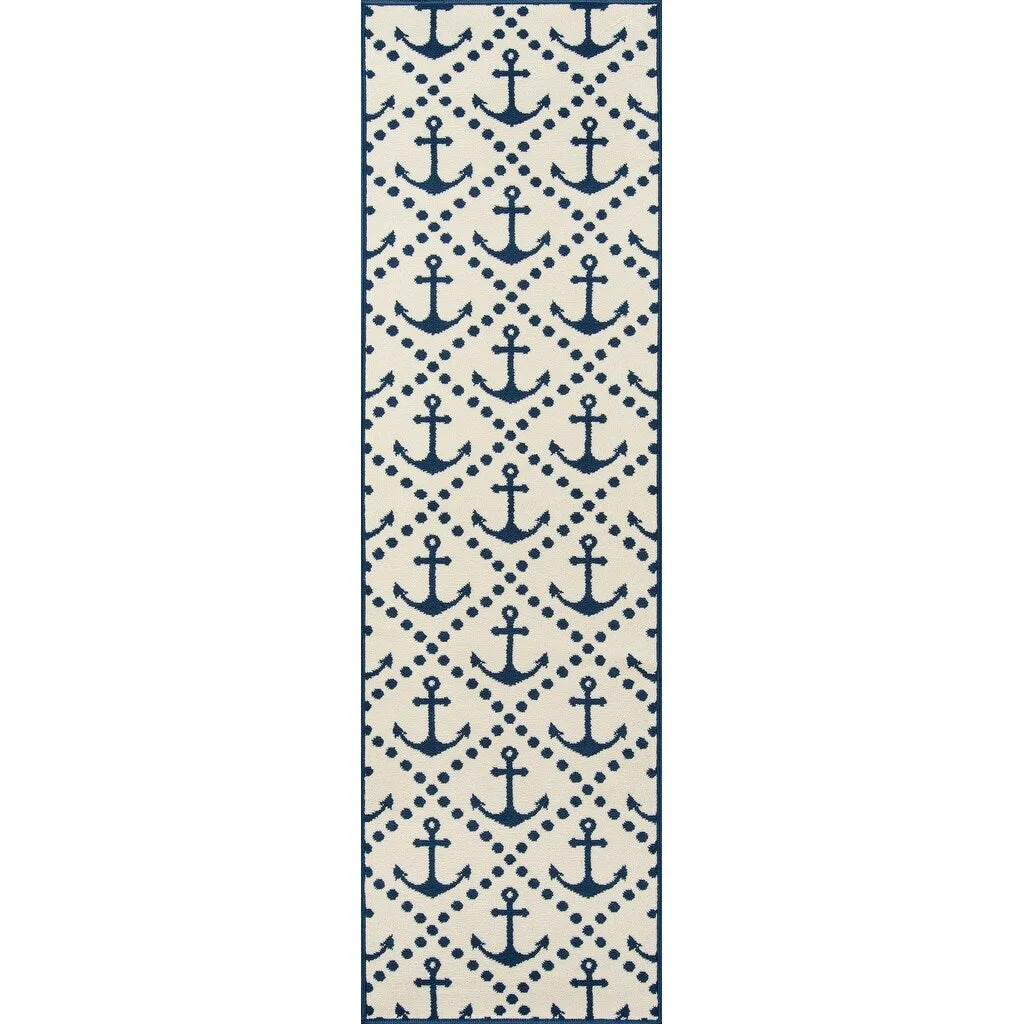 Momeni Baja Anchors Indoor Outdoor Rug