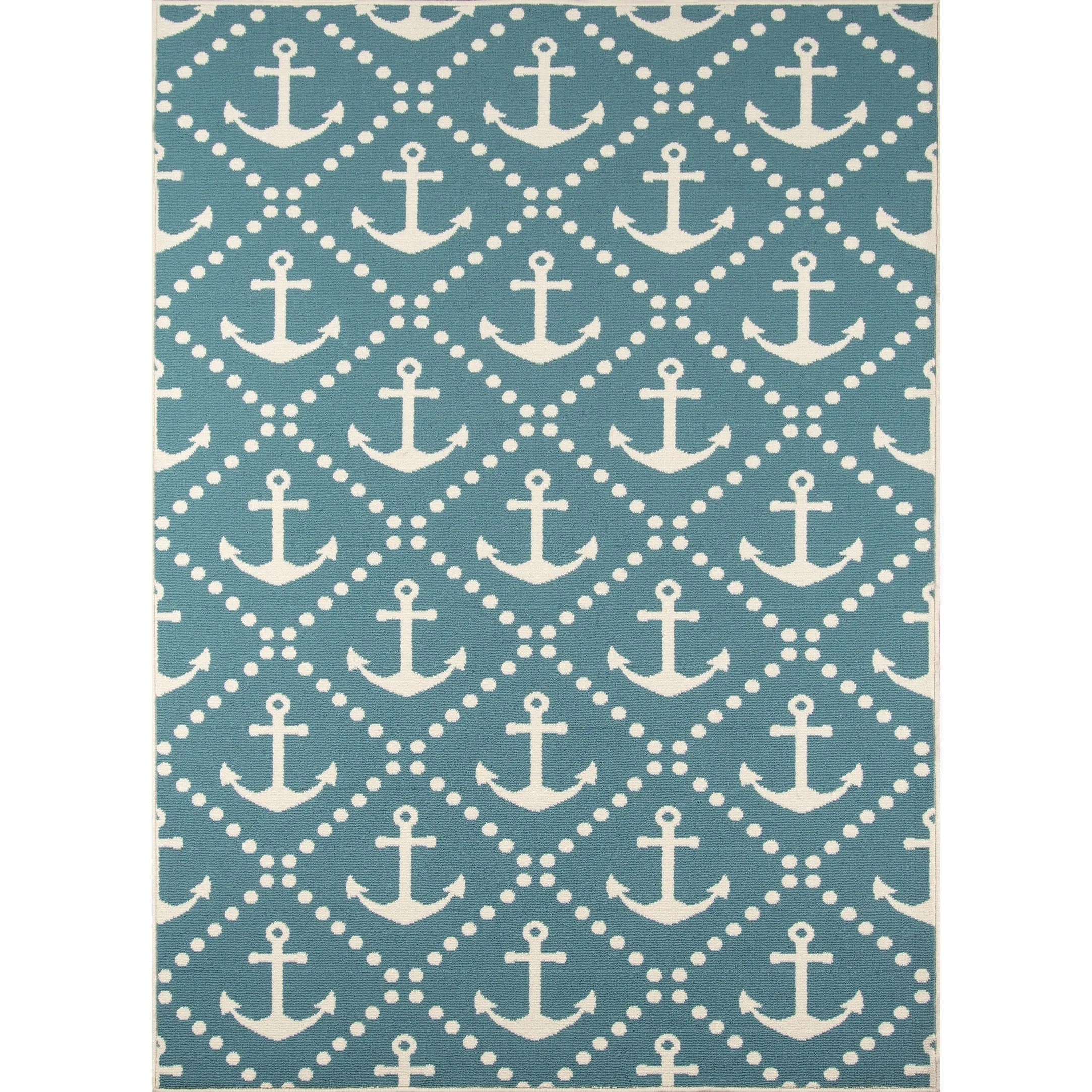 Momeni Baja Anchors Indoor Outdoor Rug