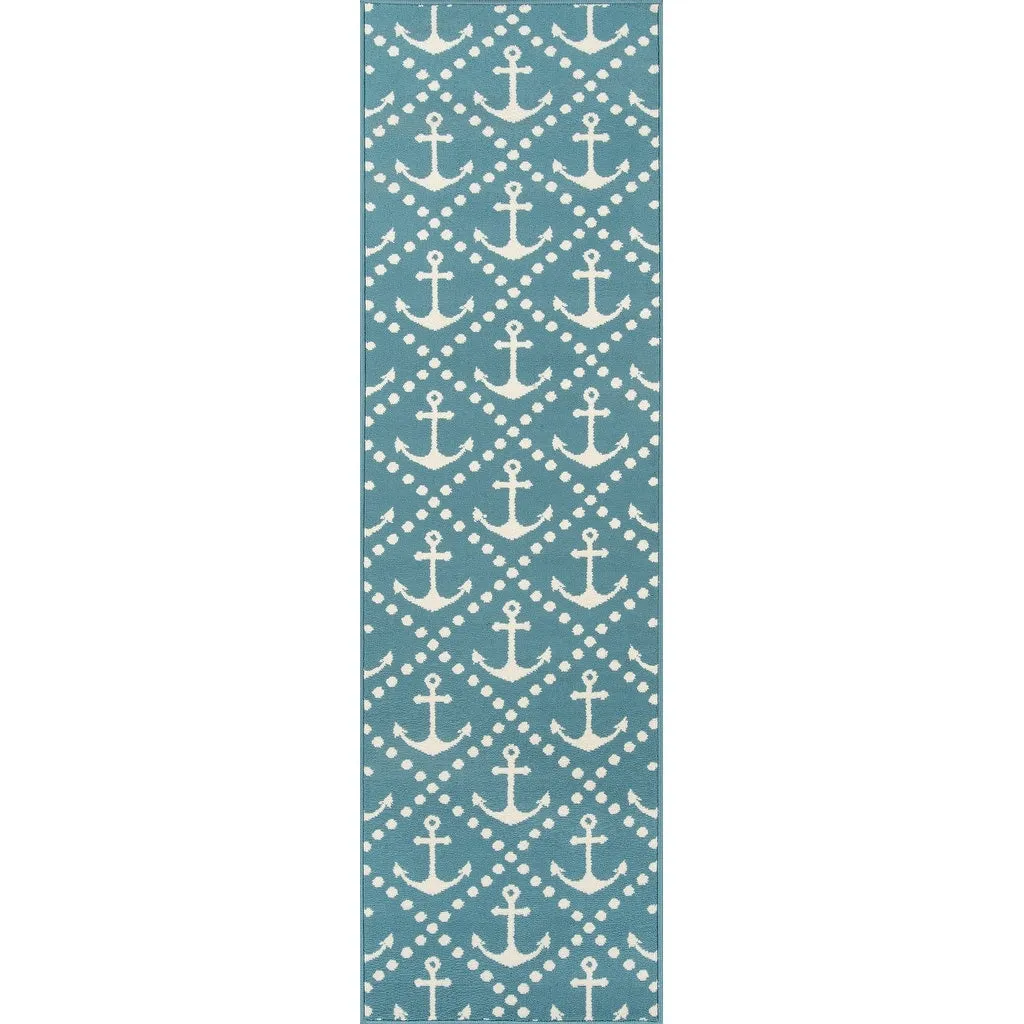 Momeni Baja Anchors Indoor Outdoor Rug