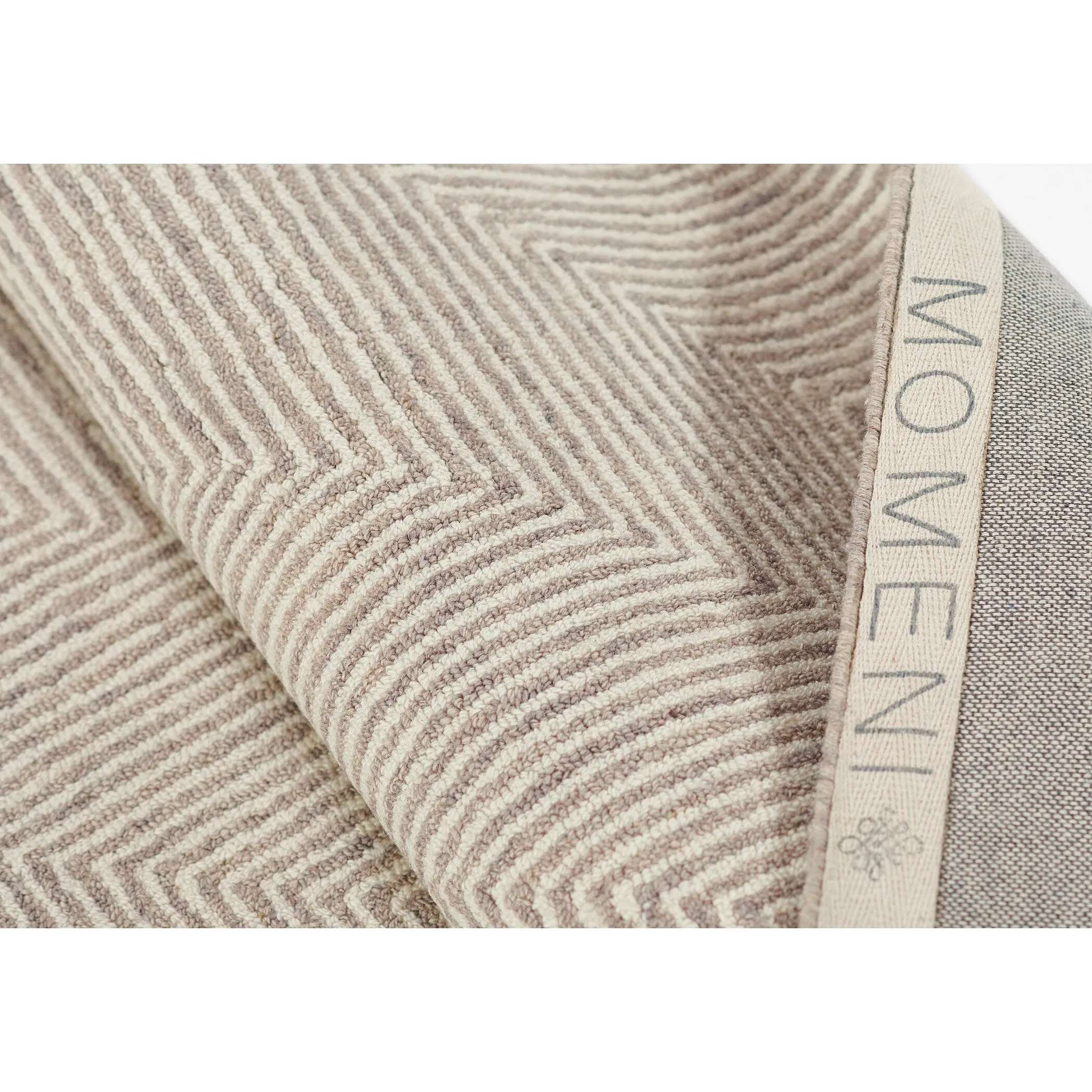 Momeni Charles Hand-tufted Wool Chevron Pattern Area Rug