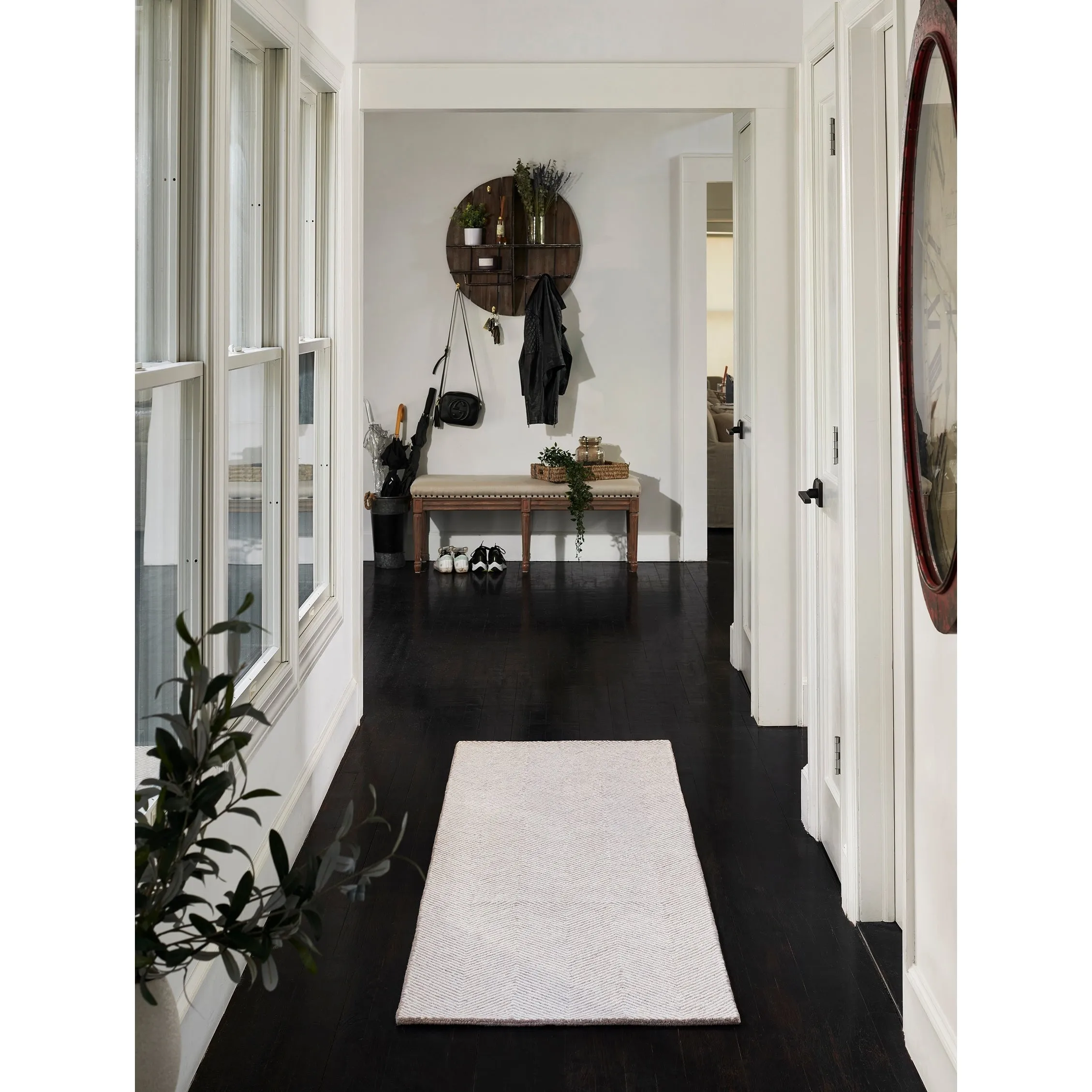 Momeni Charles Hand-tufted Wool Chevron Pattern Area Rug