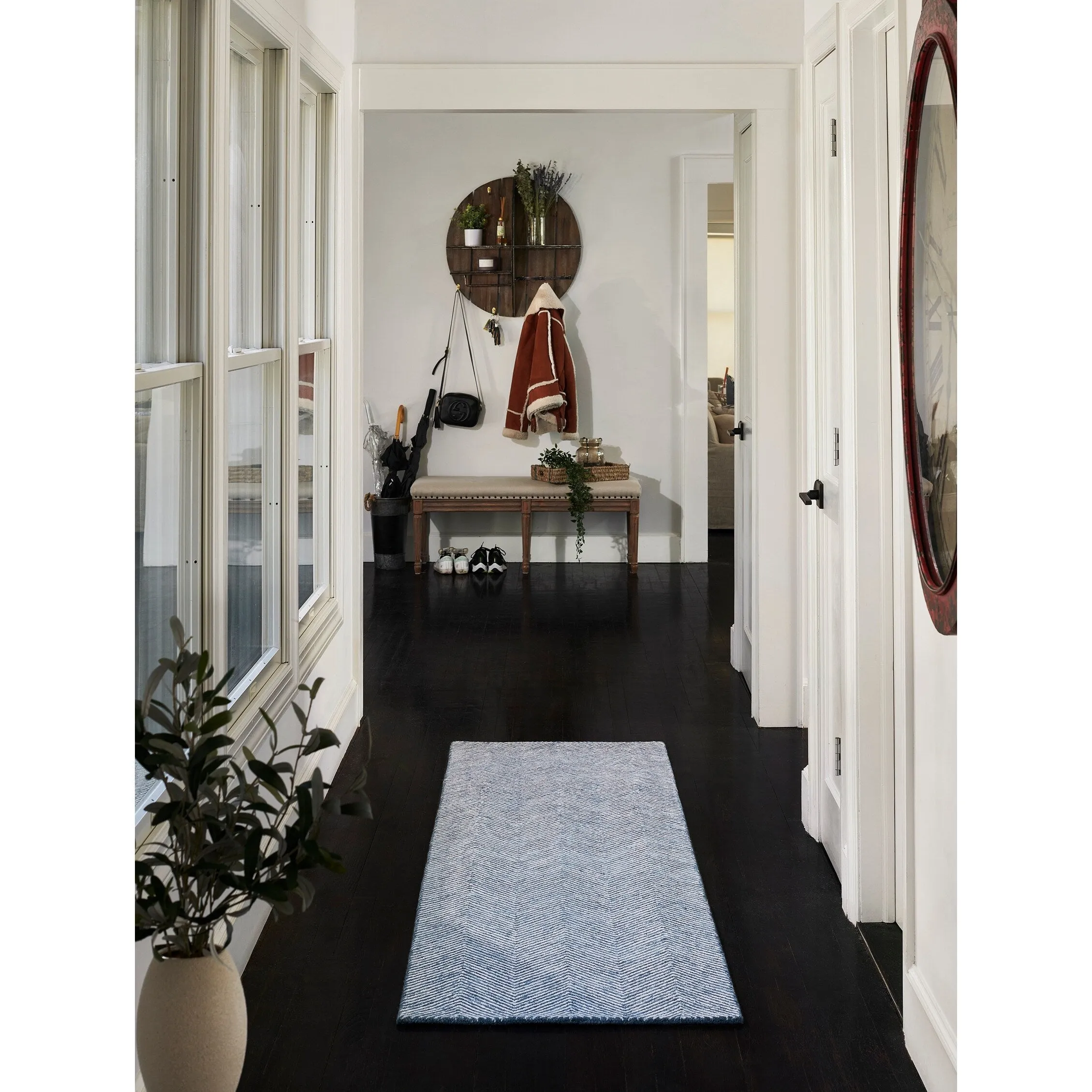 Momeni Charles Hand-tufted Wool Chevron Pattern Area Rug