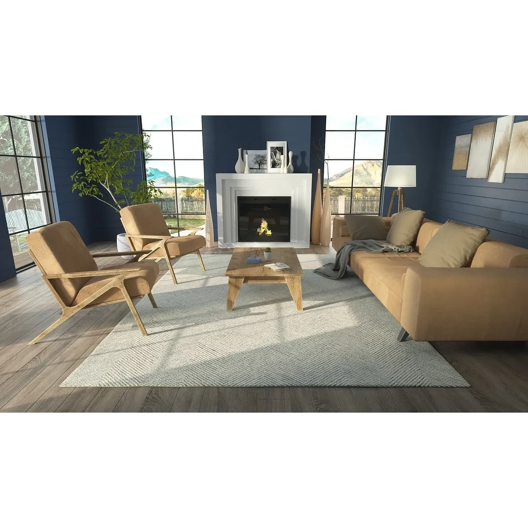 Momeni Charles Hand-tufted Wool Chevron Pattern Area Rug
