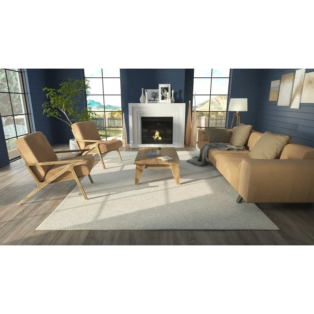 Momeni Charles Hand-tufted Wool Chevron Pattern Area Rug