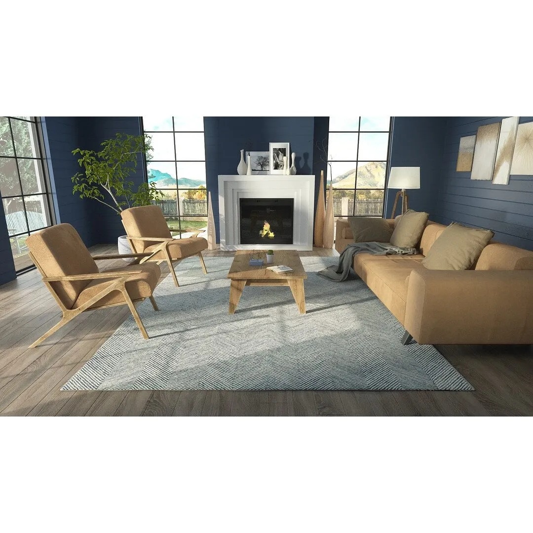 Momeni Charles Hand-tufted Wool Chevron Pattern Area Rug