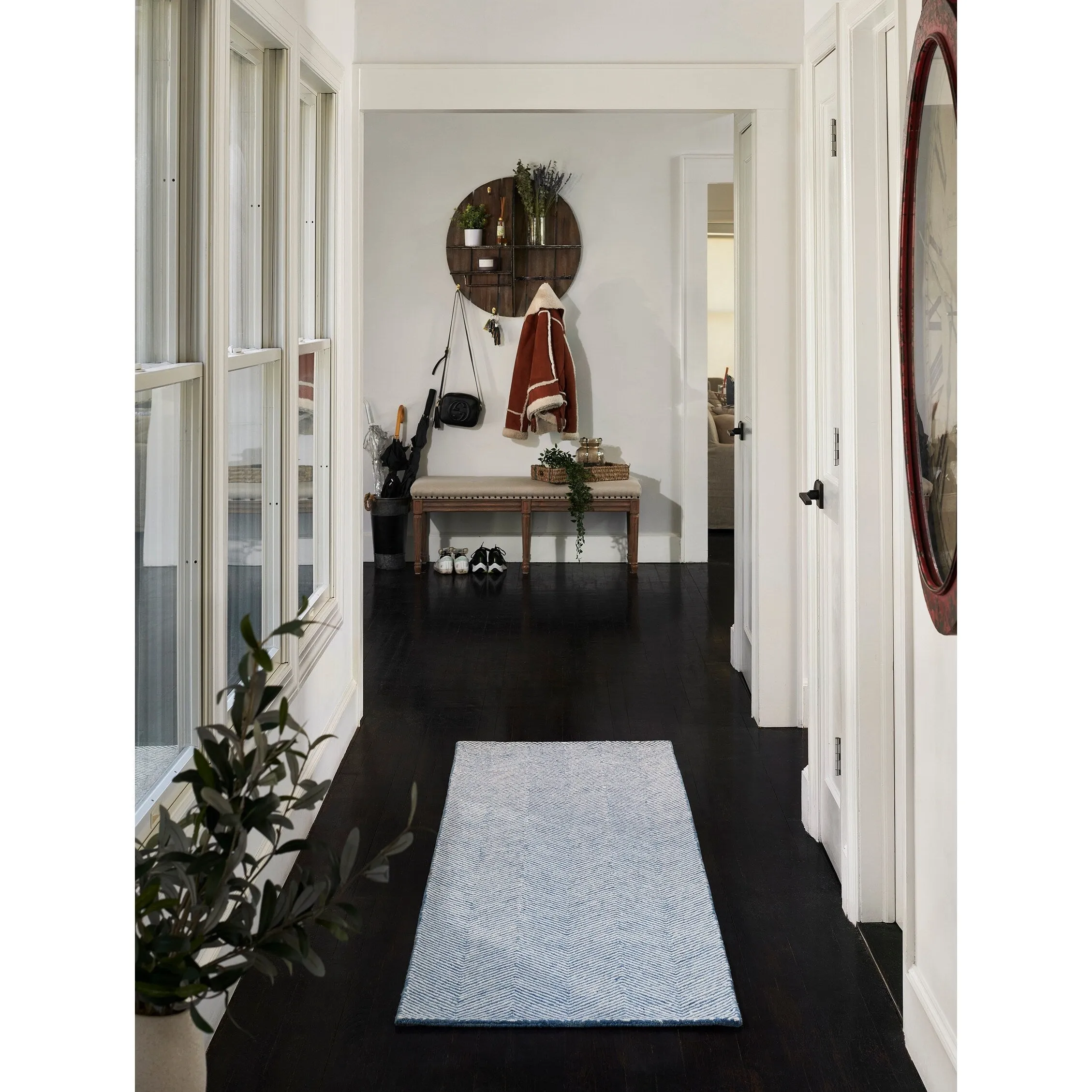 Momeni Charles Hand-tufted Wool Chevron Pattern Area Rug