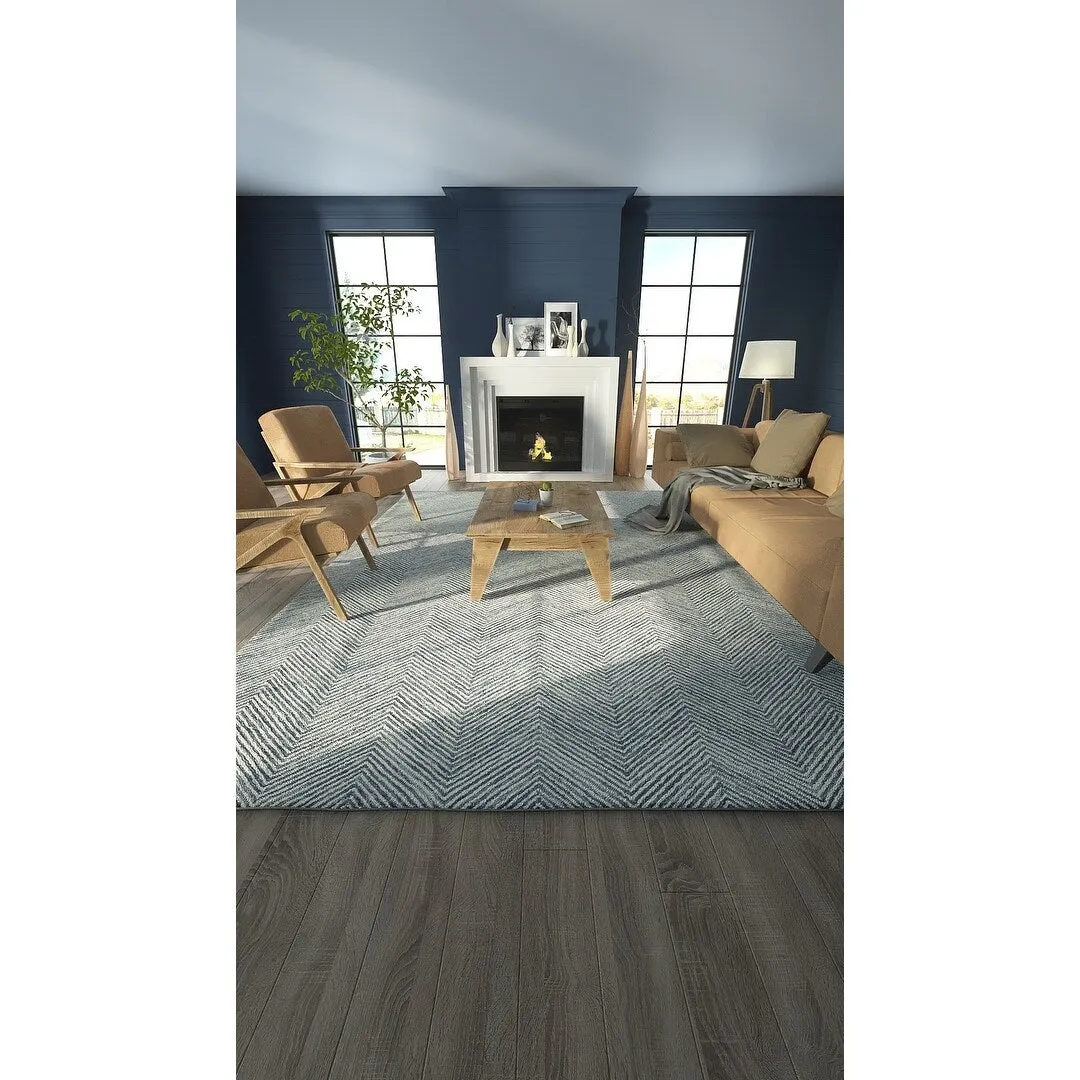 Momeni Charles Hand-tufted Wool Chevron Pattern Area Rug
