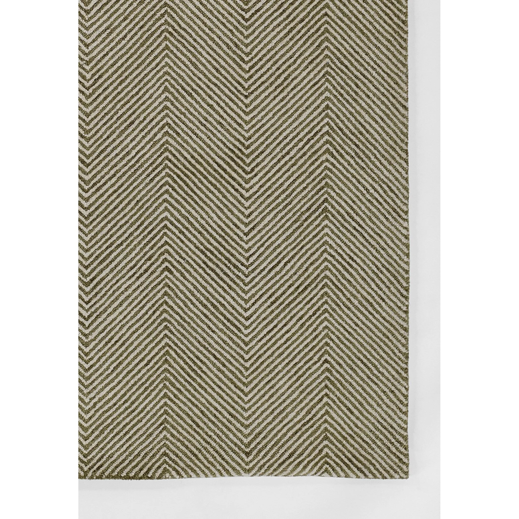 Momeni Charles Hand-tufted Wool Chevron Pattern Area Rug