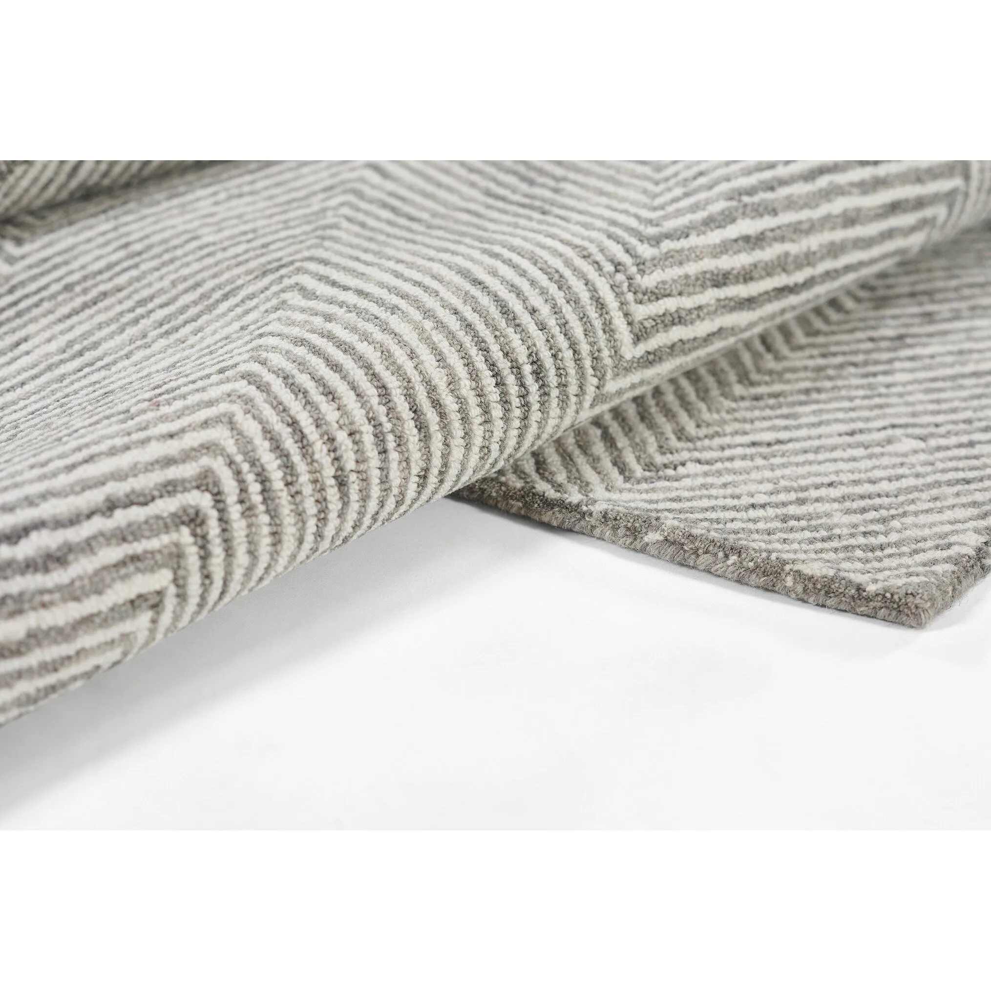 Momeni Charles Hand-tufted Wool Chevron Pattern Area Rug