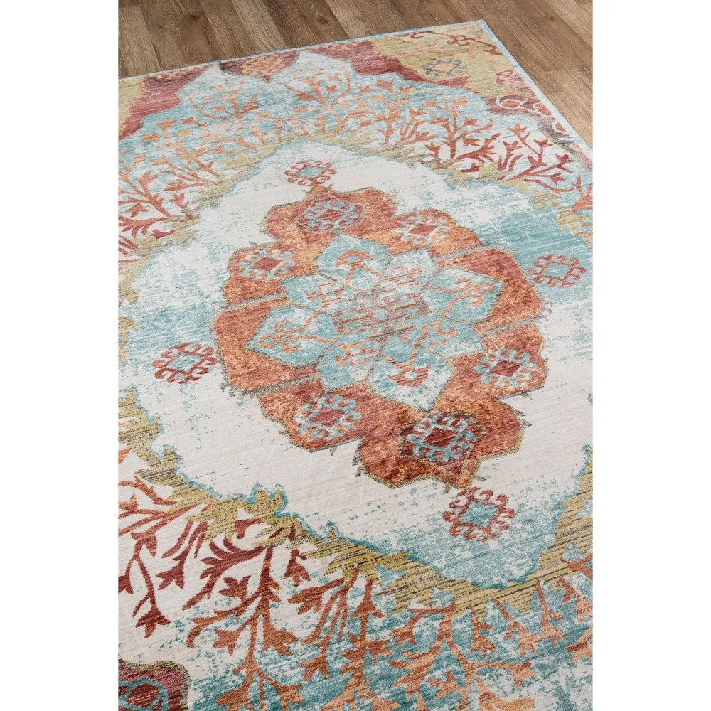 Momeni Cypress Polyester Traditional Medallion Area Rug