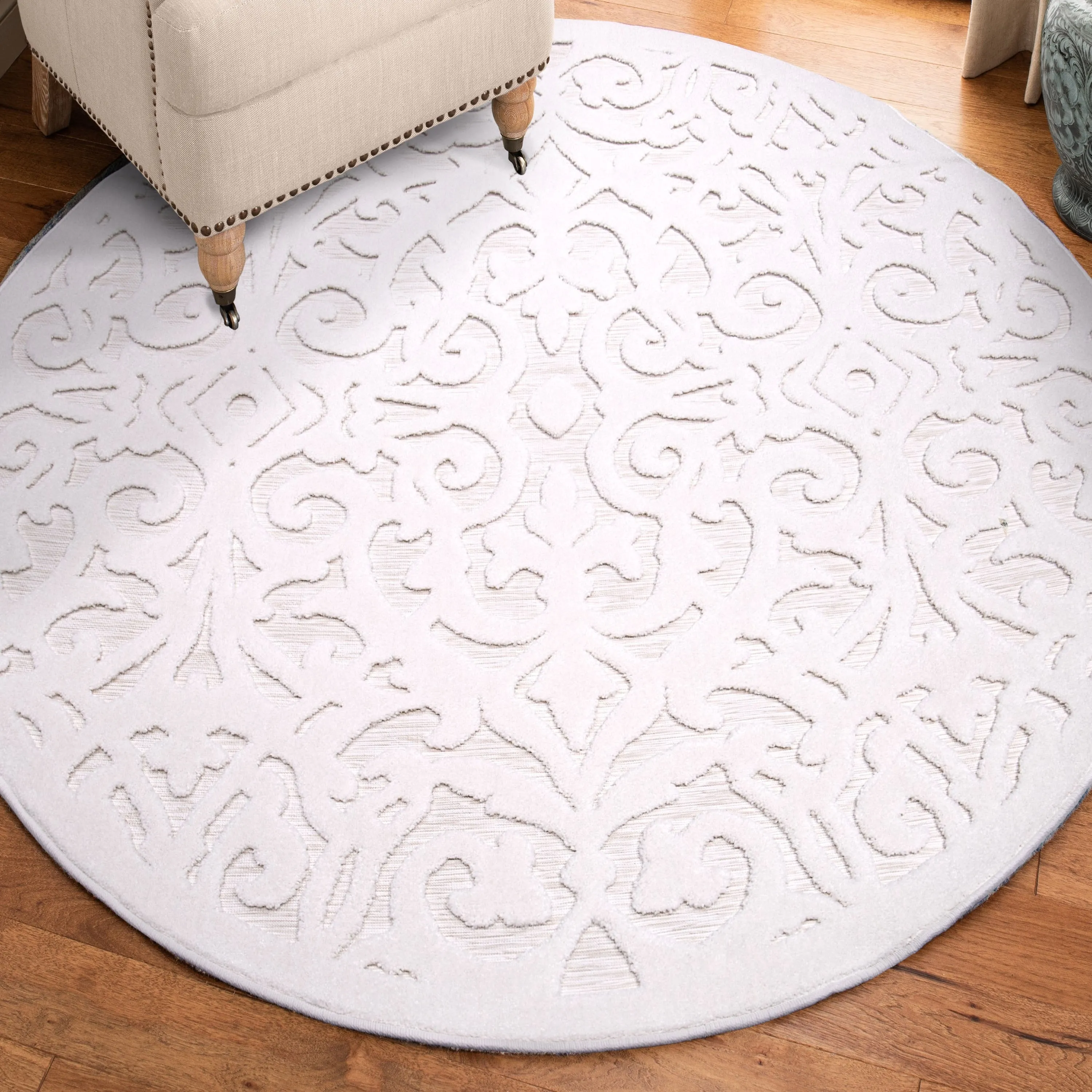 My Texas House Lady Bird High Low Indoor Outdoor Area Rug